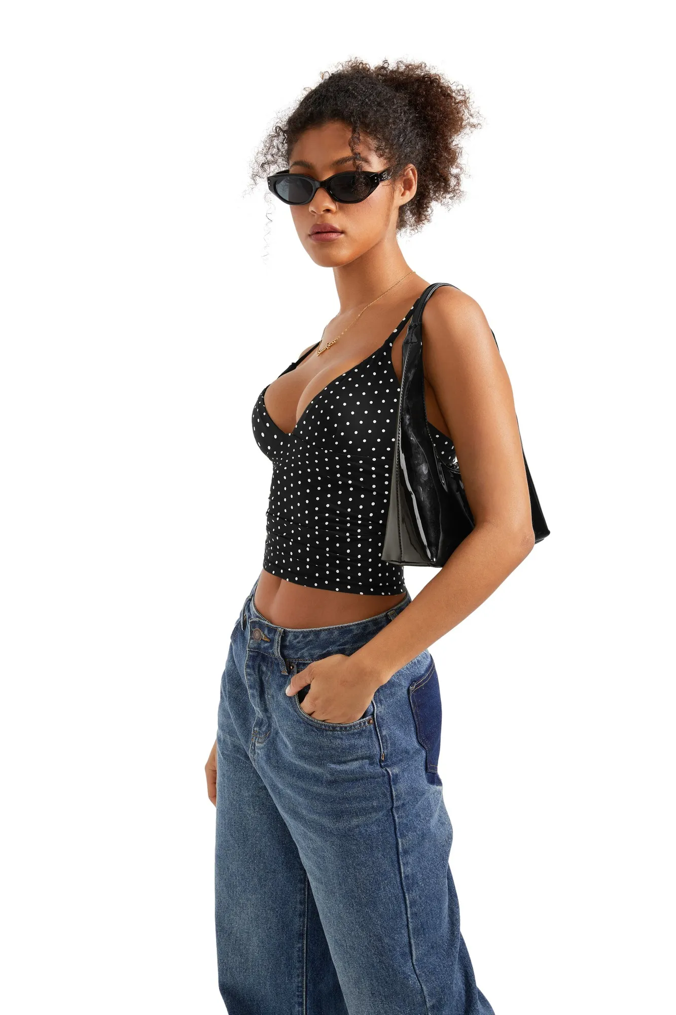 Buttery Soft Cami V Neck Tank Top - Image 110