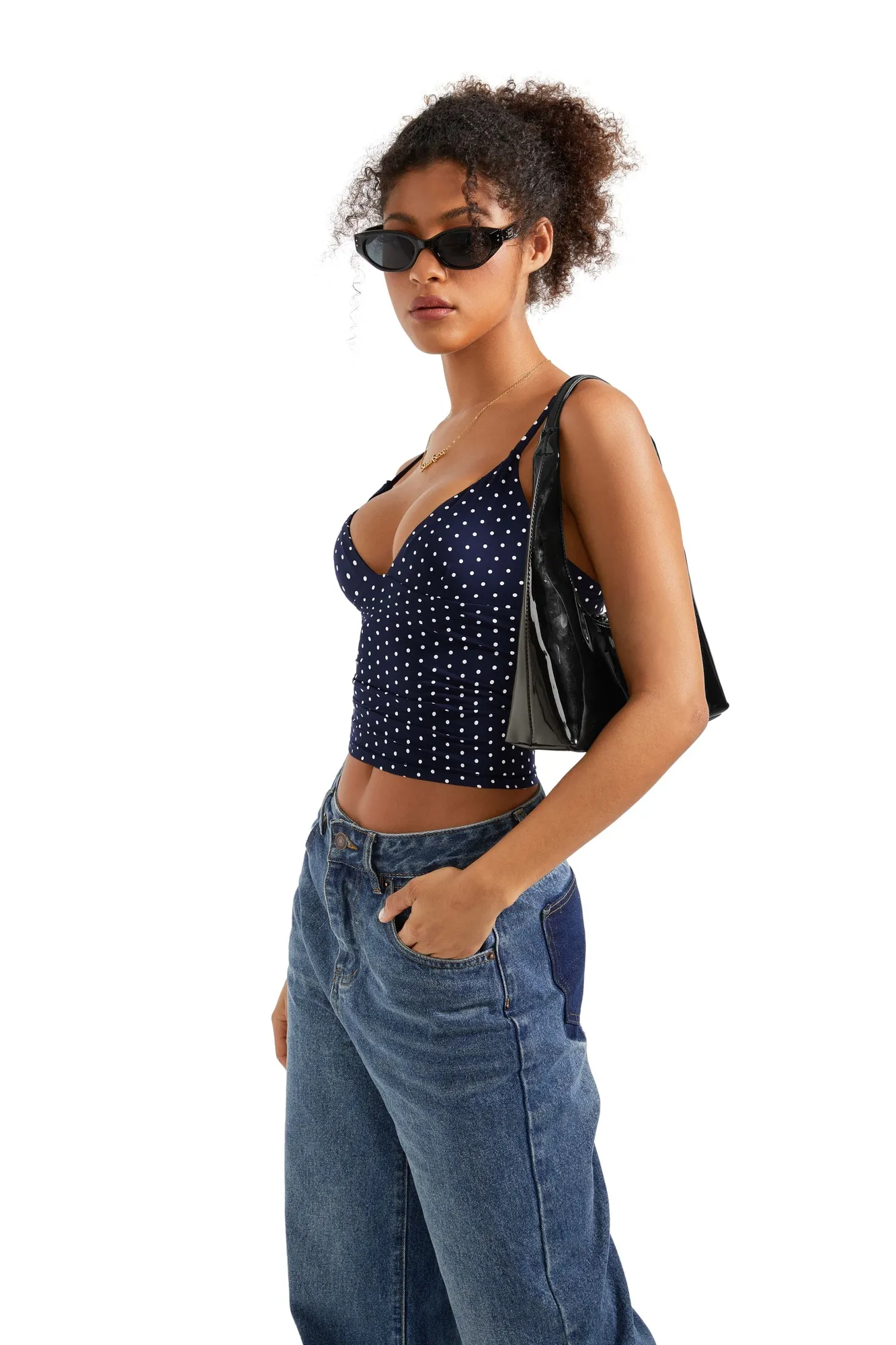 Buttery Soft Cami V Neck Tank Top - Image 98