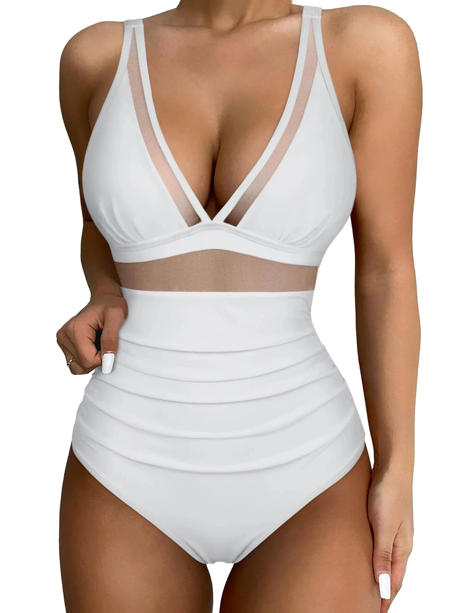 Mesh Push Up Bathing Suit - Image 107