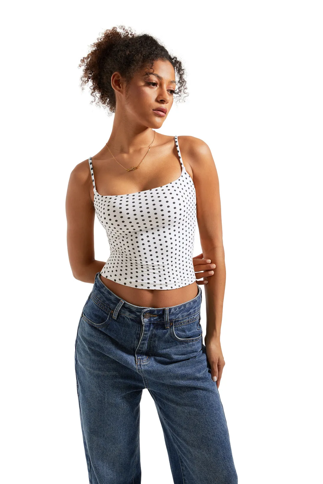 Printed Buttery Soft Cami Tank Top - Image 5