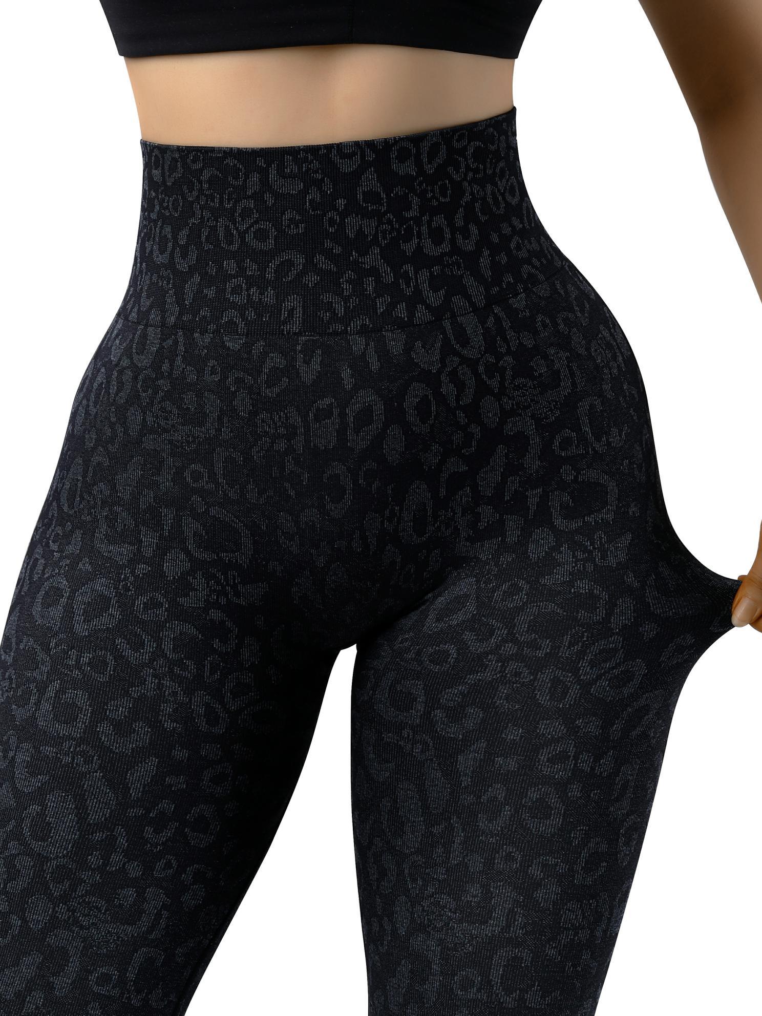 Printed Seamless Scrunch Leggings - Image 4