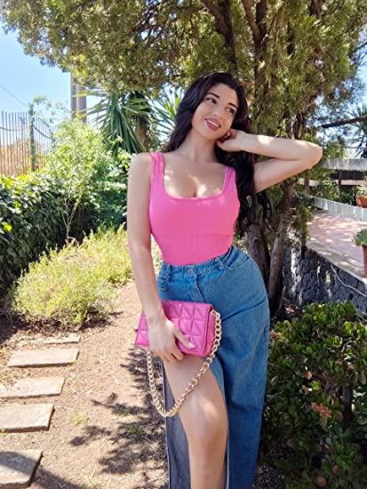 Ribbed Bodysuit - Image 31