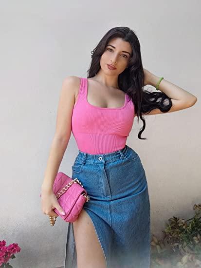 Ribbed Bodysuit - Image 34