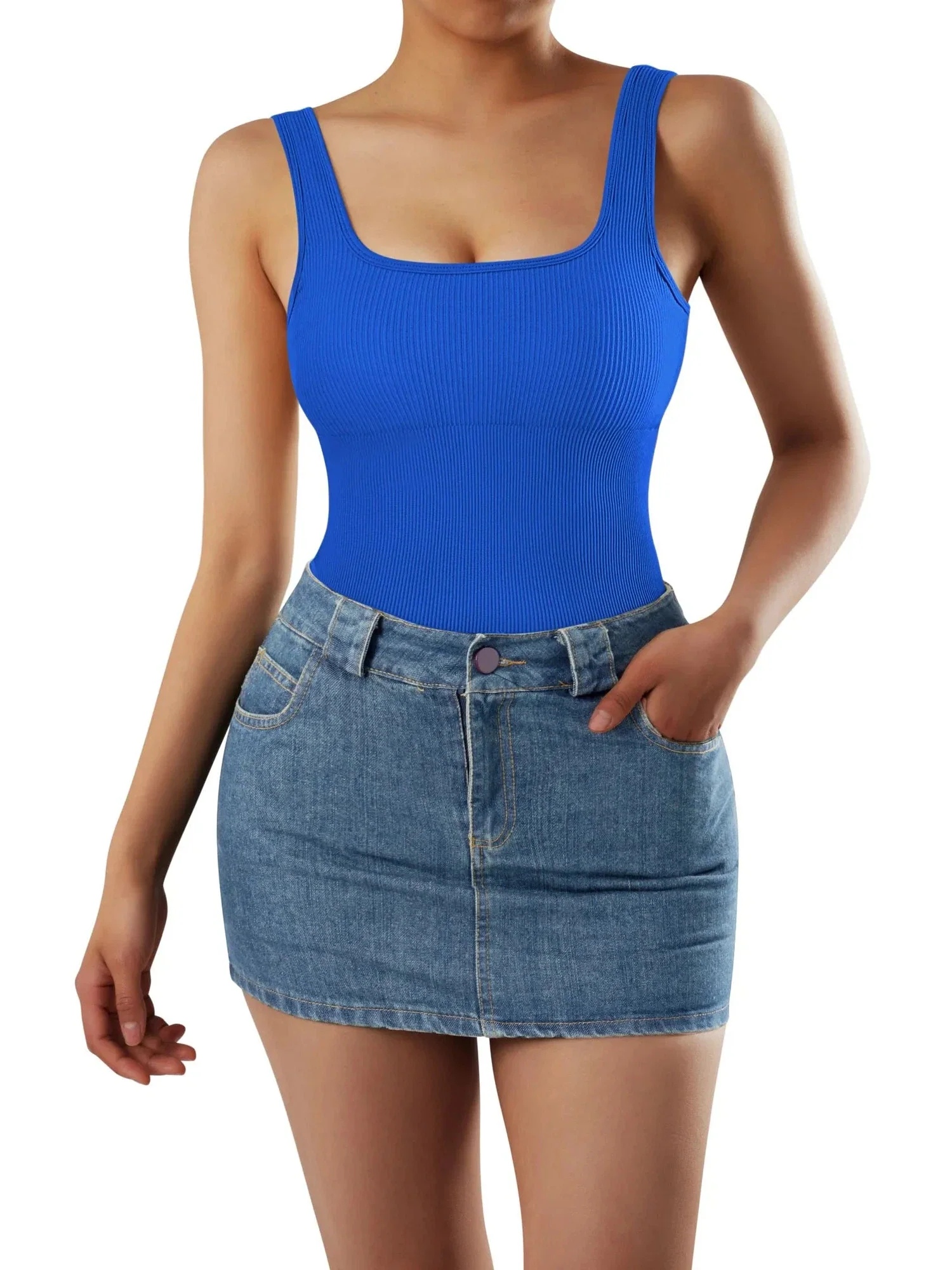 Ribbed Bodysuit - Image 90