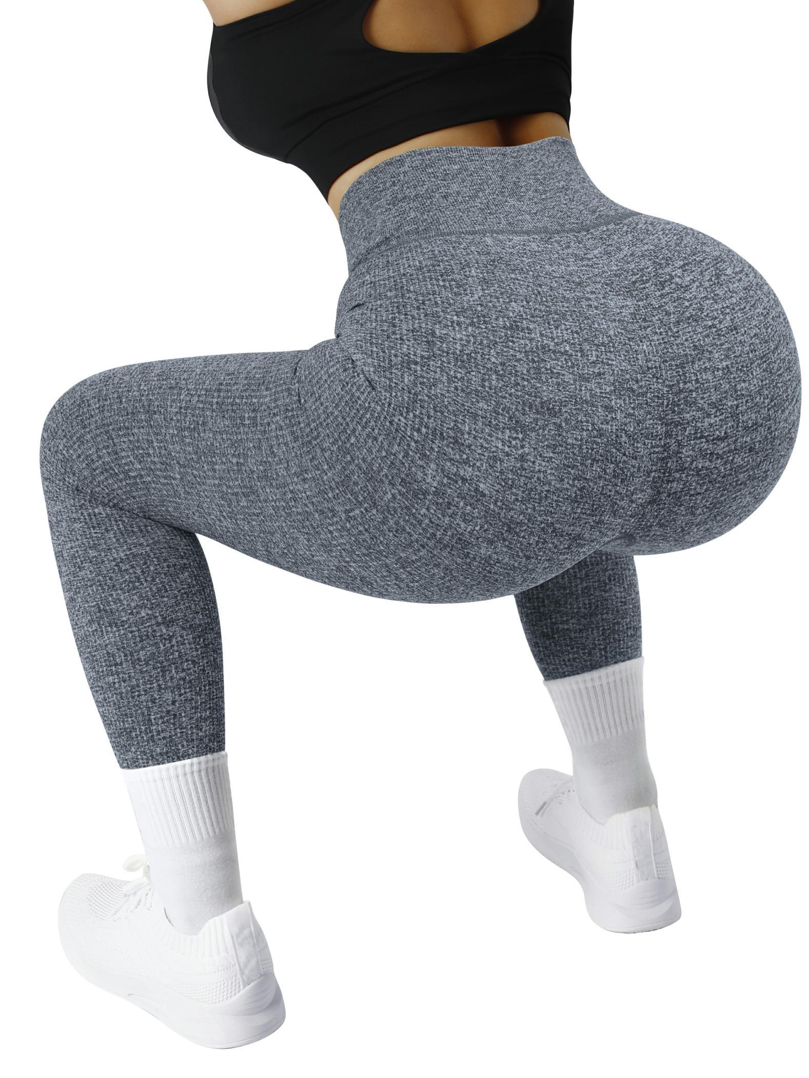 Ribbed Printed Seamless Leggings - Image 20