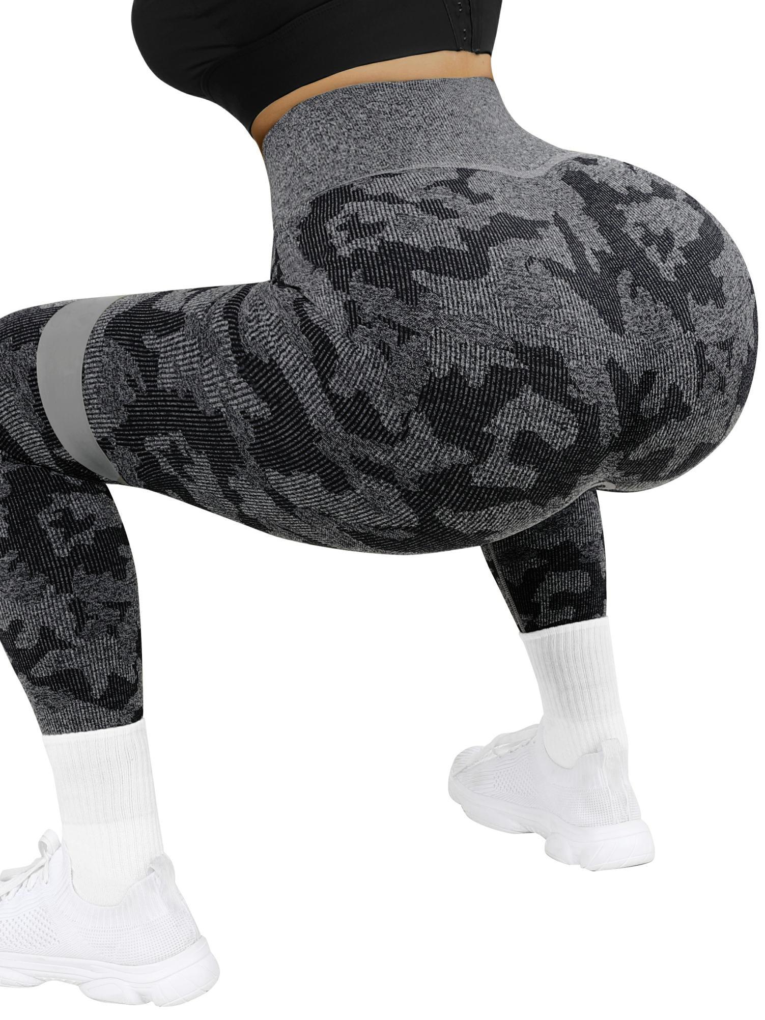 Ribbed Printed Seamless Leggings - Image 30