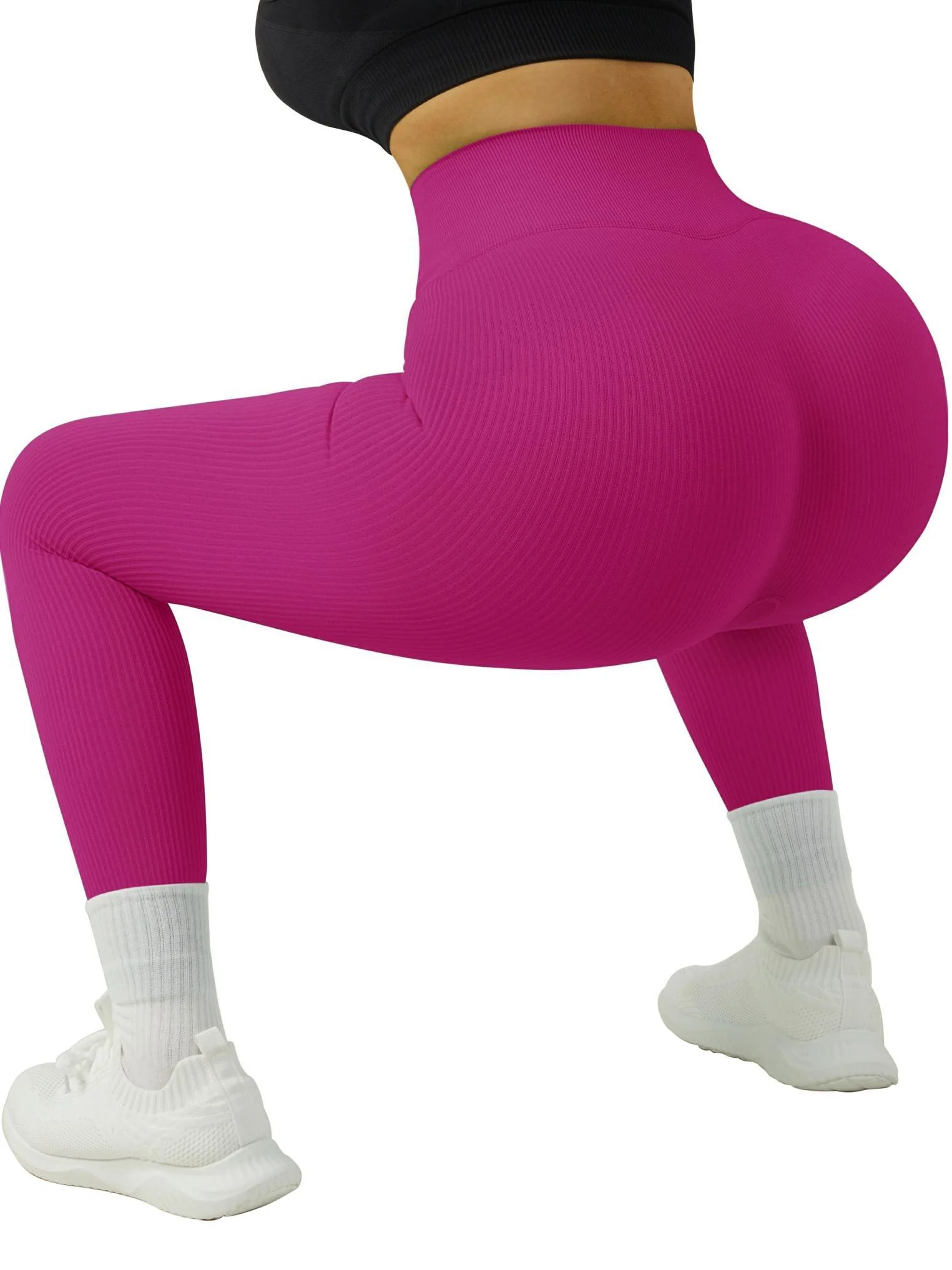 Ribbed Seamless Leggings - Image 54