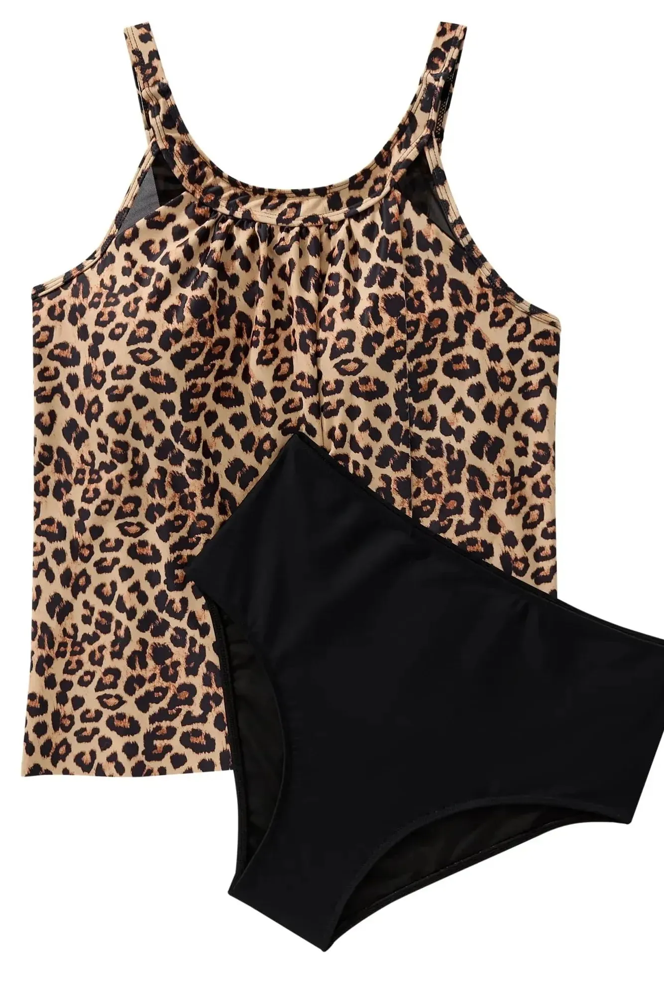 Ruffle Cover Tankini Swimsuit - Image 32