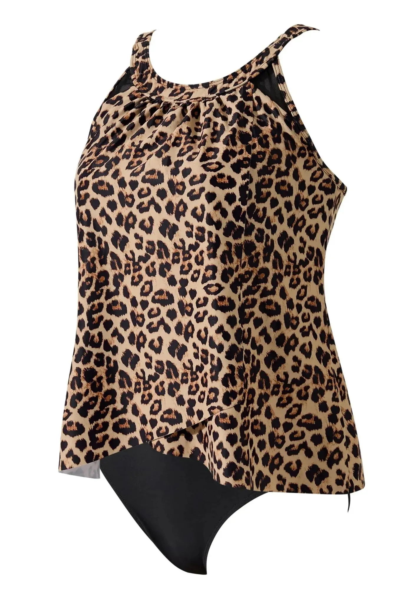 Ruffle Cover Tankini Swimsuit - Image 34