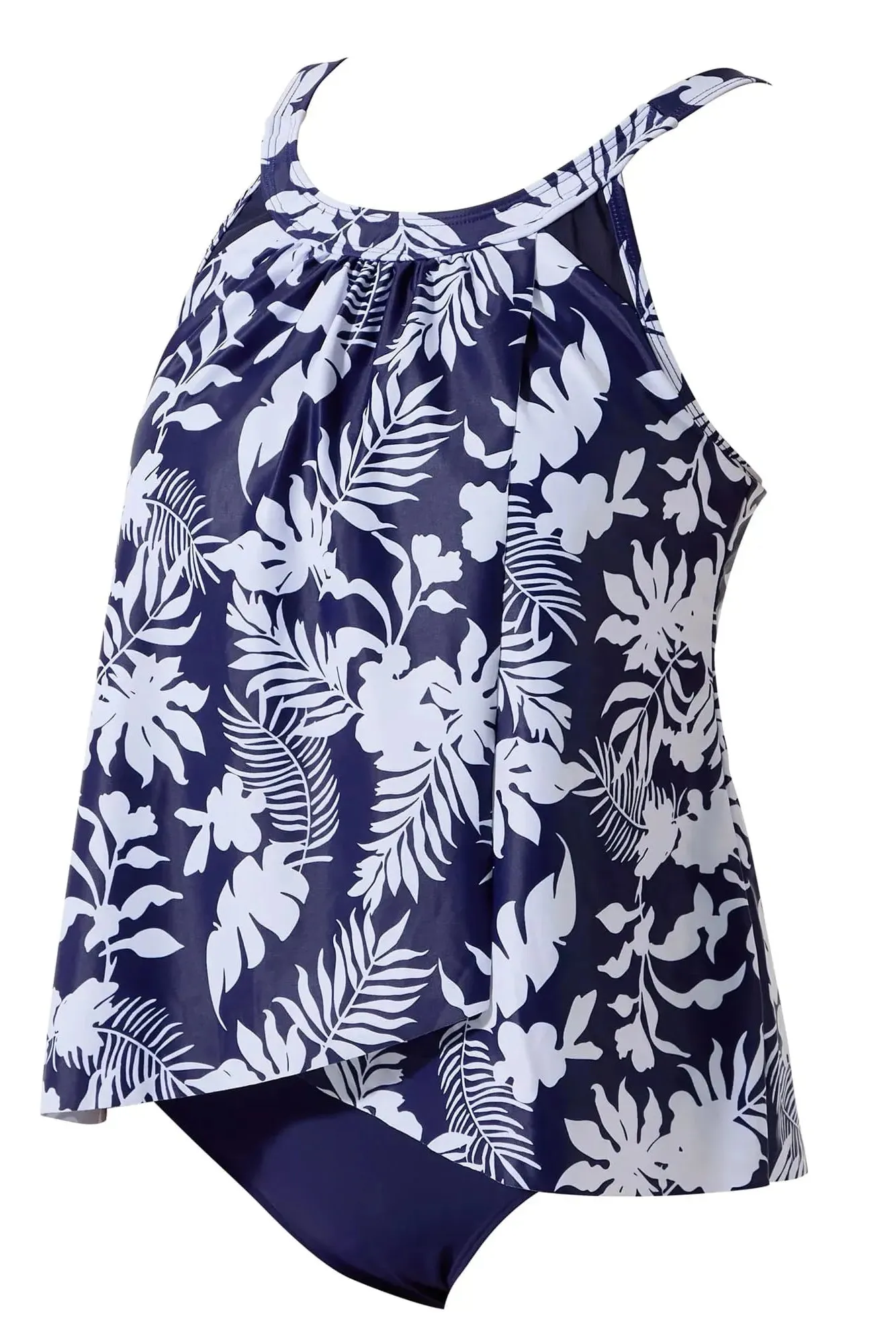 Ruffle Cover Tankini Swimsuit - Image 37