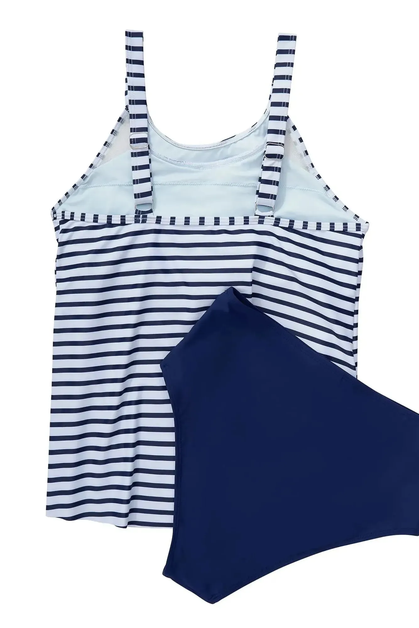 Ruffle Cover Tankini Swimsuit - Image 47