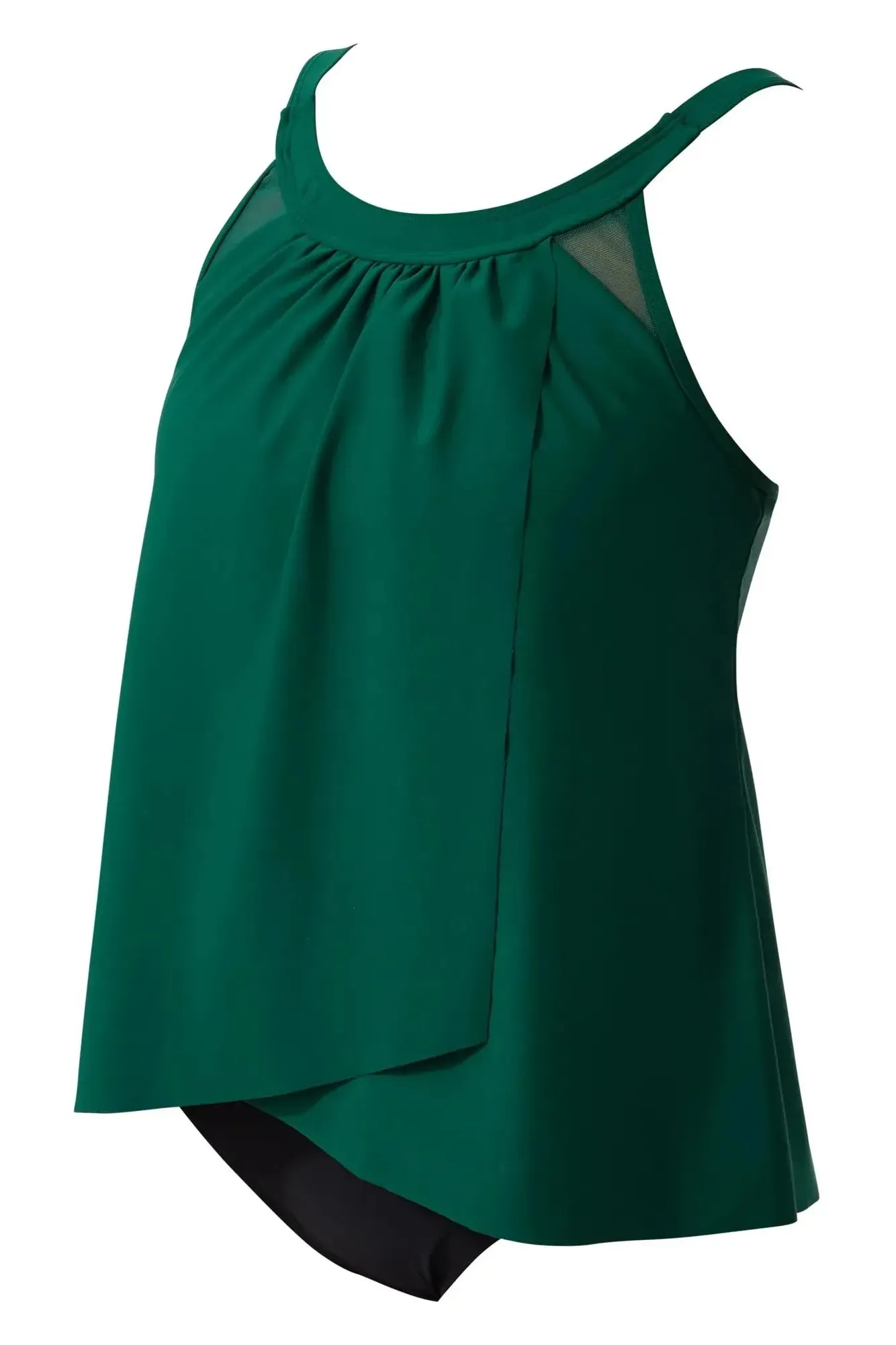 Ruffle Cover Tankini Swimsuit - Image 50