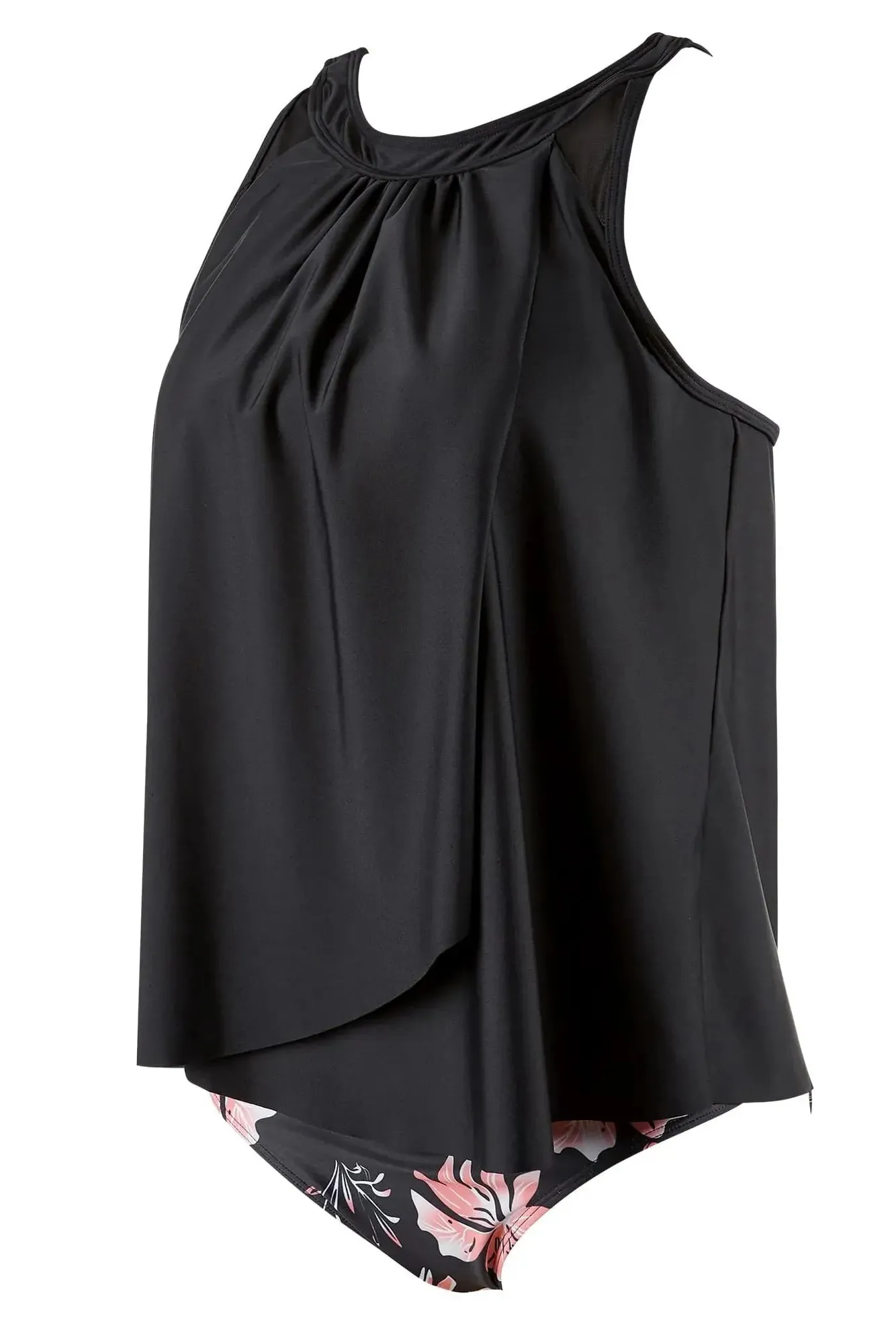 Ruffle Cover Tankini Swimsuit - Image 6