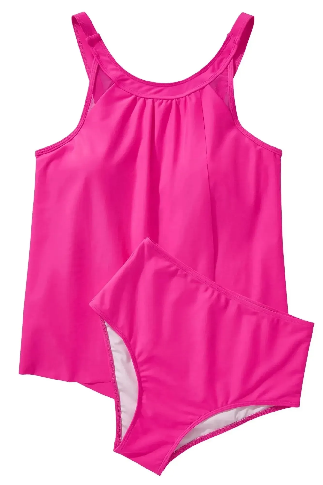 Ruffle Cover Tankini Swimsuit - Image 63