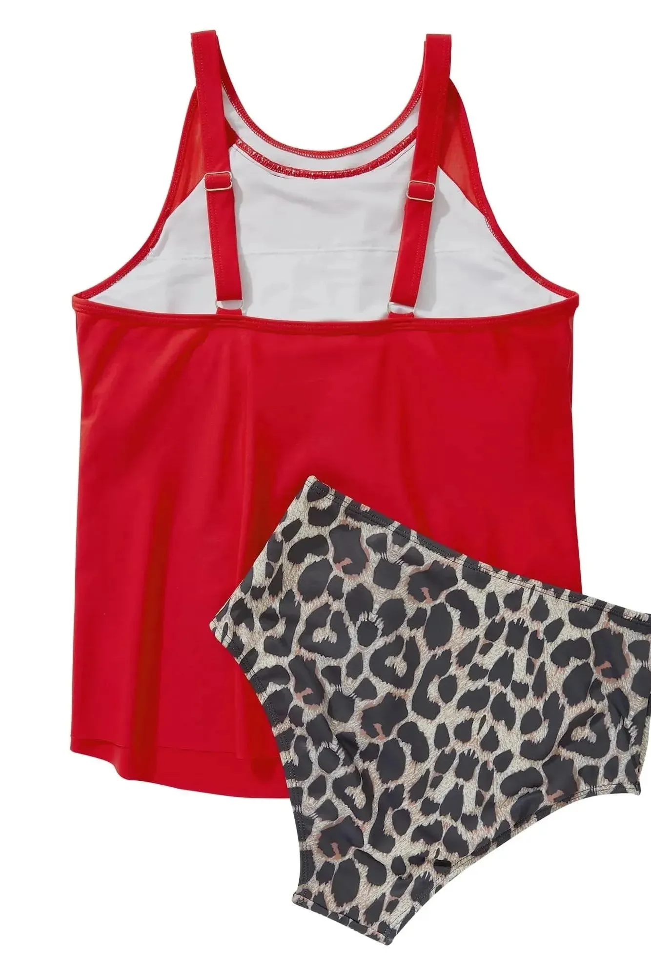 Ruffle Cover Tankini Swimsuit - Image 72