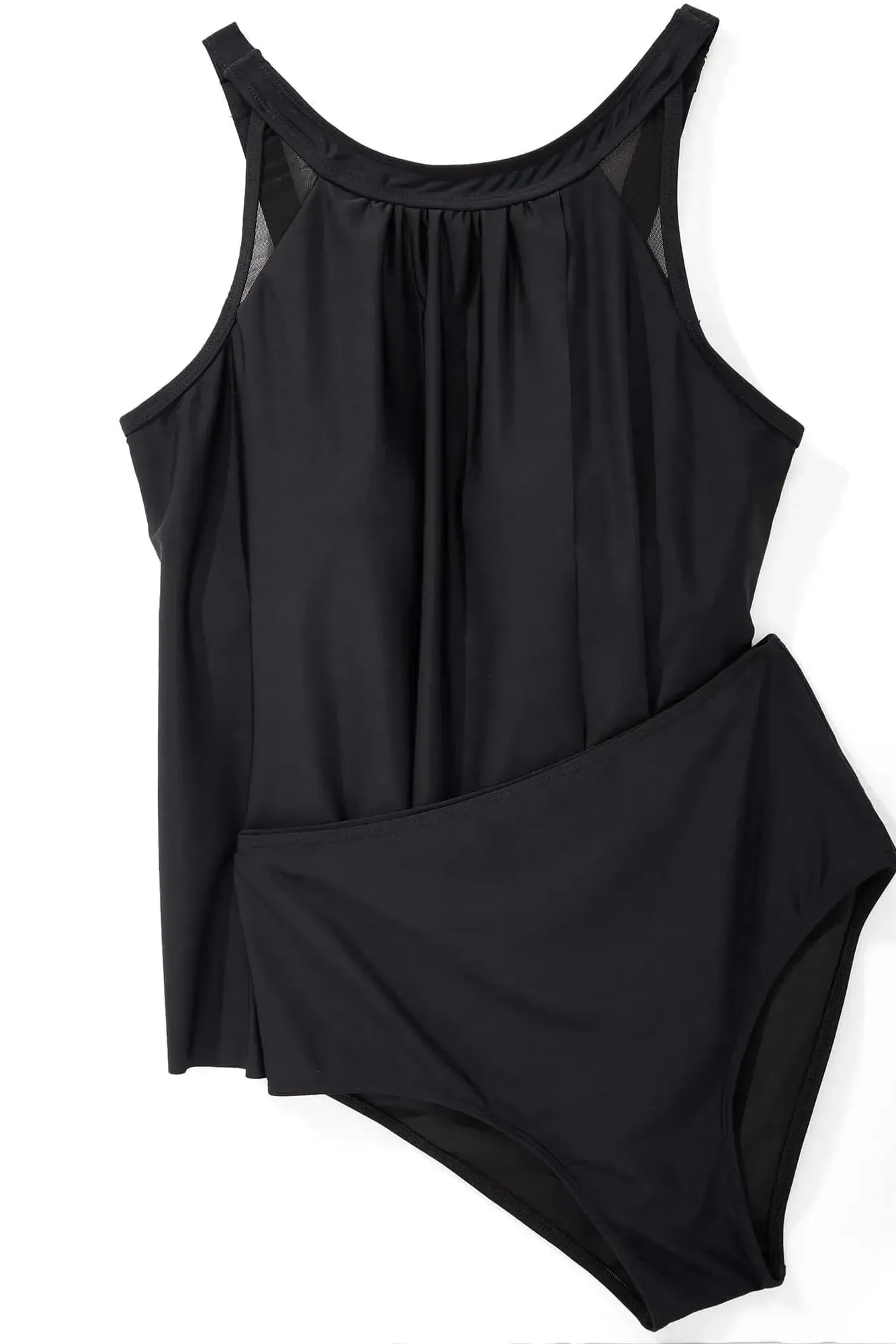 Ruffle Cover Tankini Swimsuit - Image 84