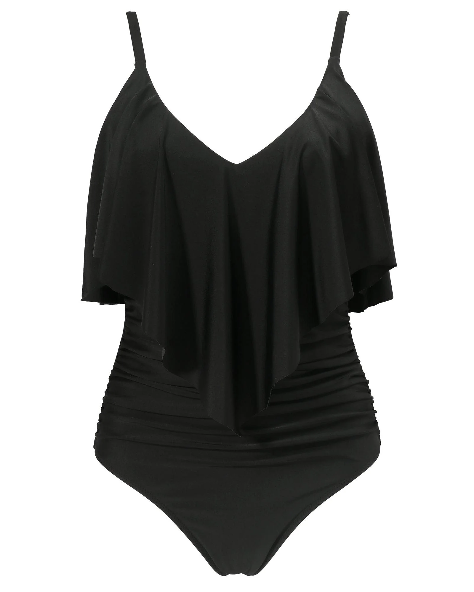 Ruffle One-Piece Ruched Swimsuits - Image 19