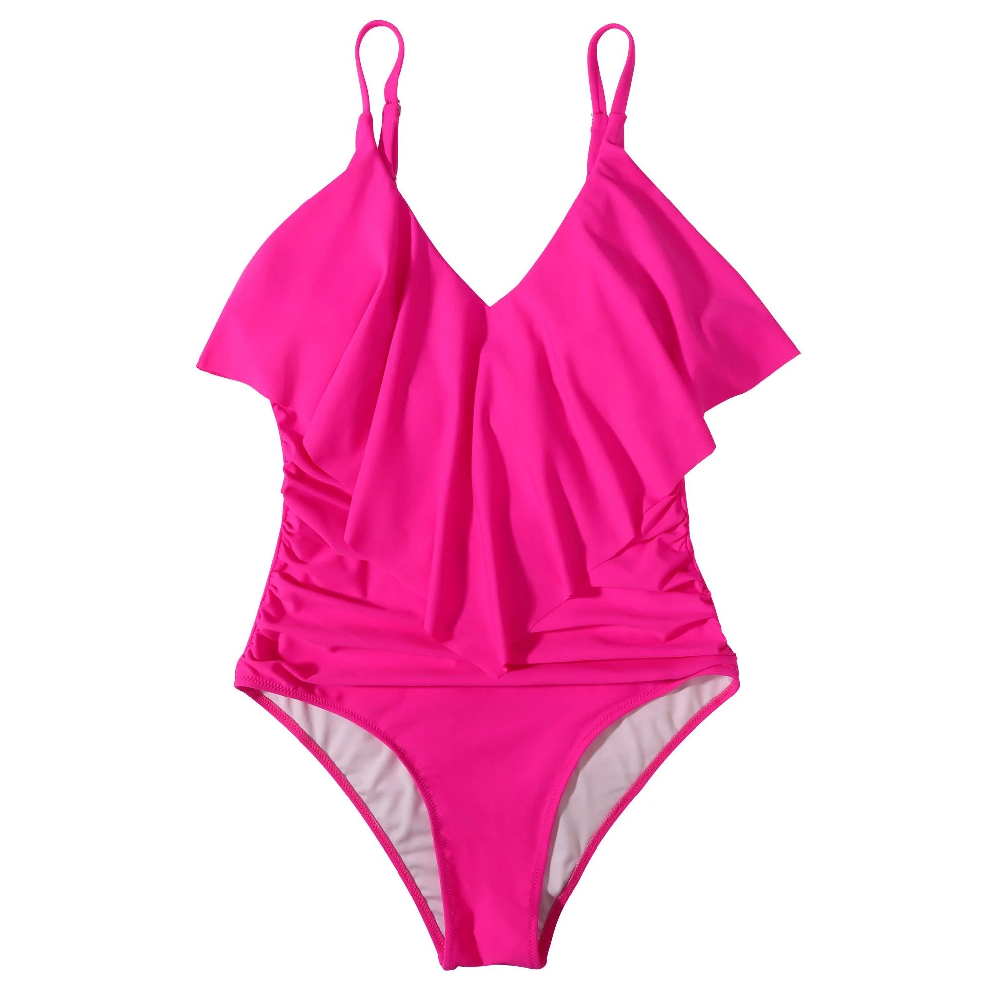 Ruffle One-Piece Ruched Swimsuits - Image 25