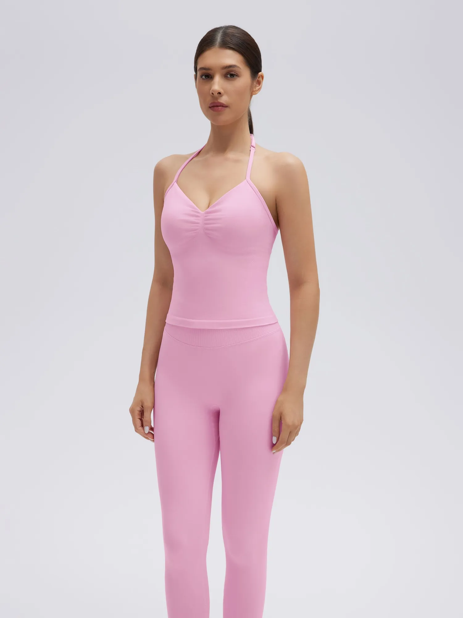 Strappy Halterneck V Neckline  Halter Top - Image 20