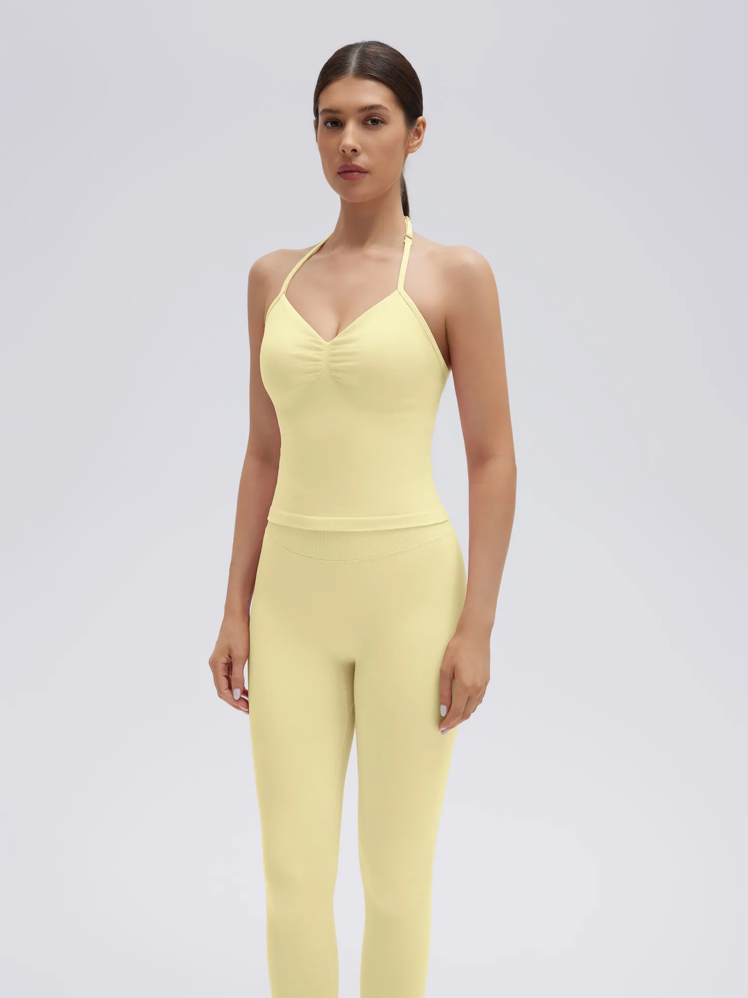 Strappy Halterneck V Neckline  Halter Top - Image 26