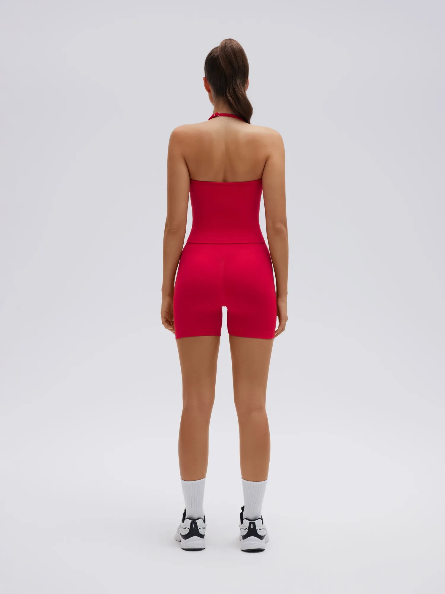 Strappy Halterneck V Neckline  Halter Top - Image 36