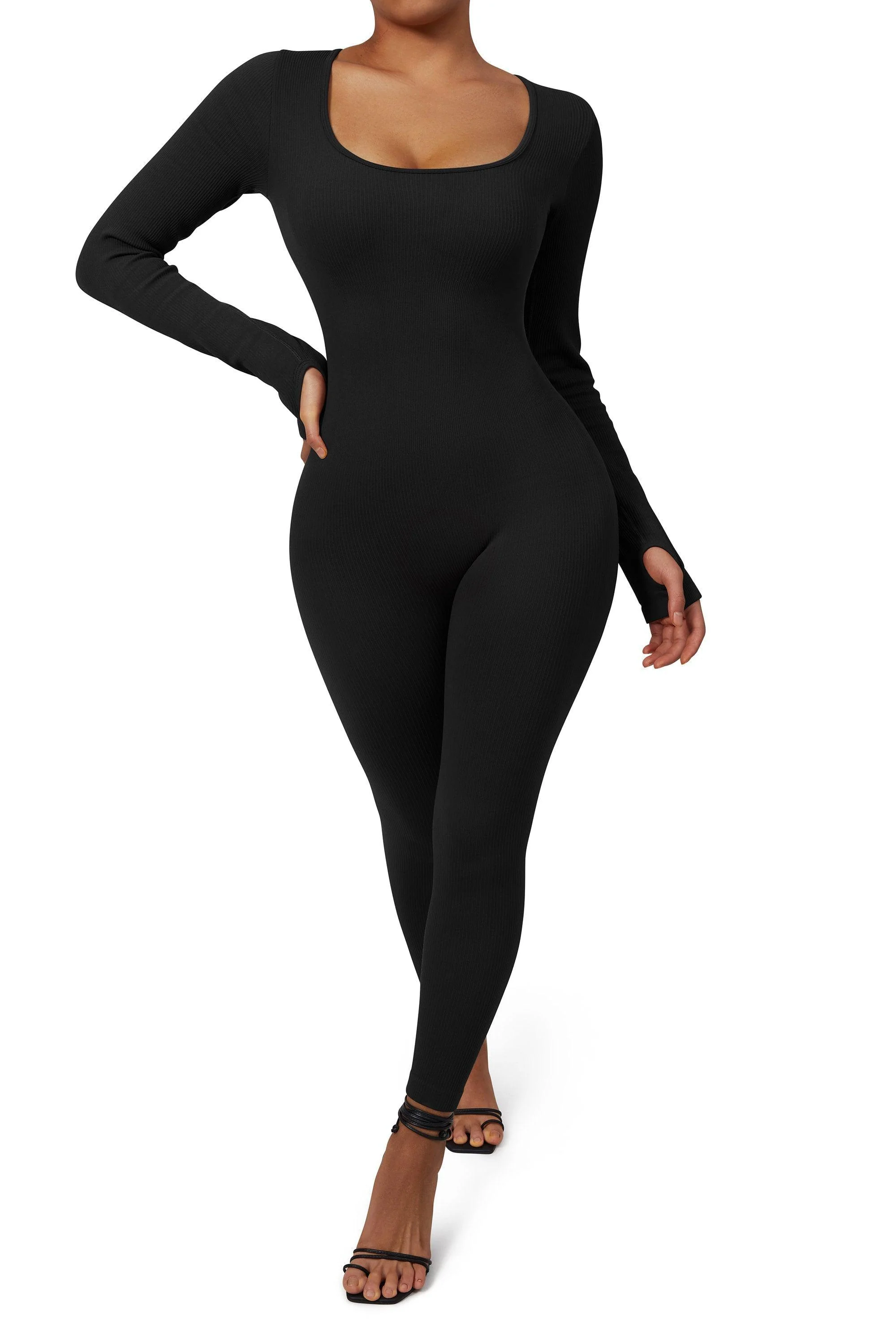 Ribbed One-Piece Jumpsuit - Image 3