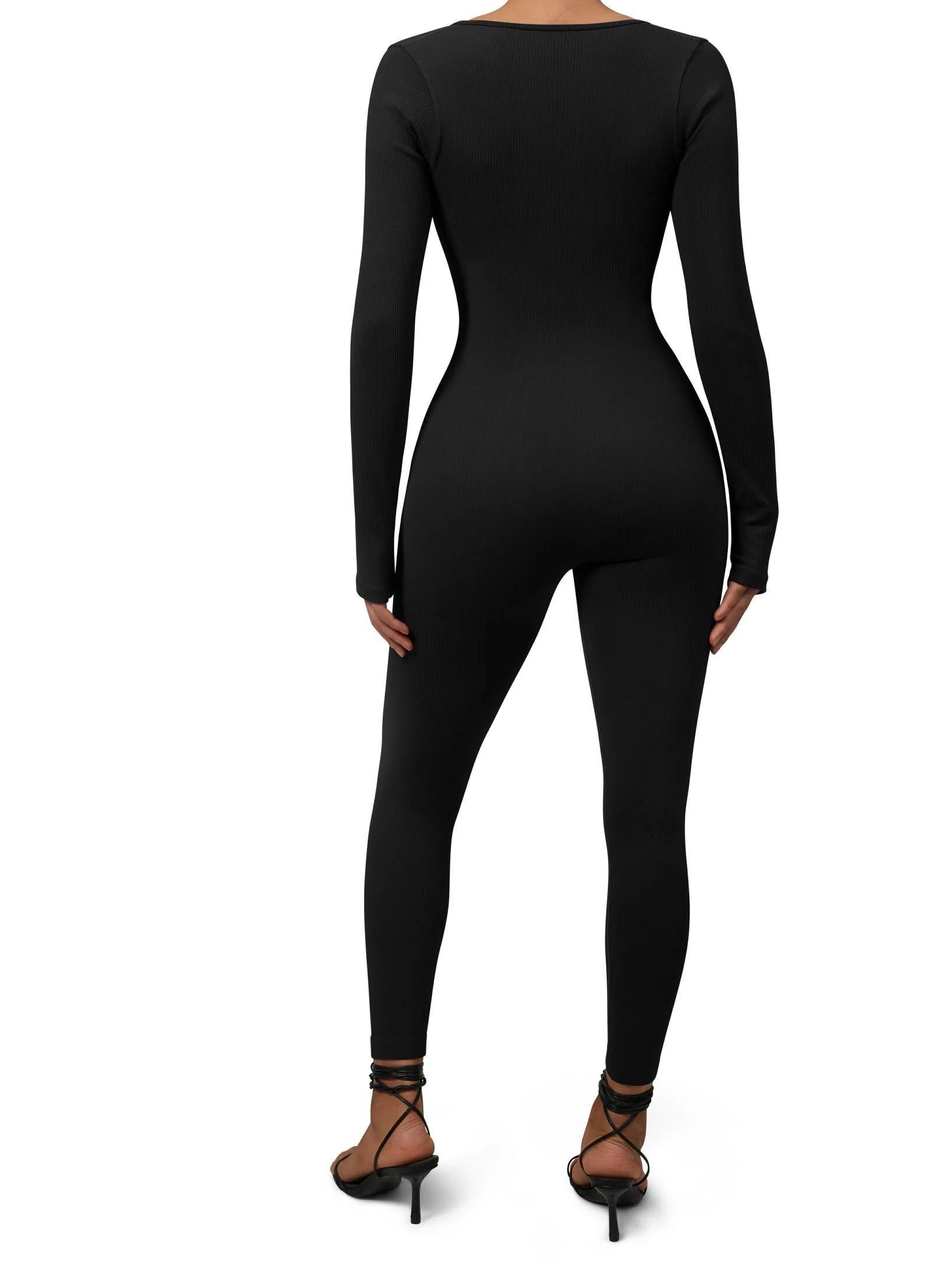 Ribbed One-Piece Jumpsuit - Image 4
