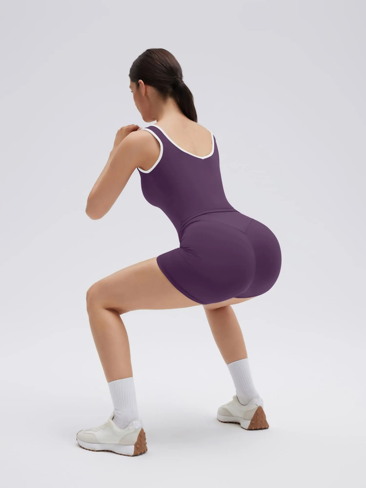 Built in Bra Yoga Tank Top 2 Piece Workout Sets - Image 35