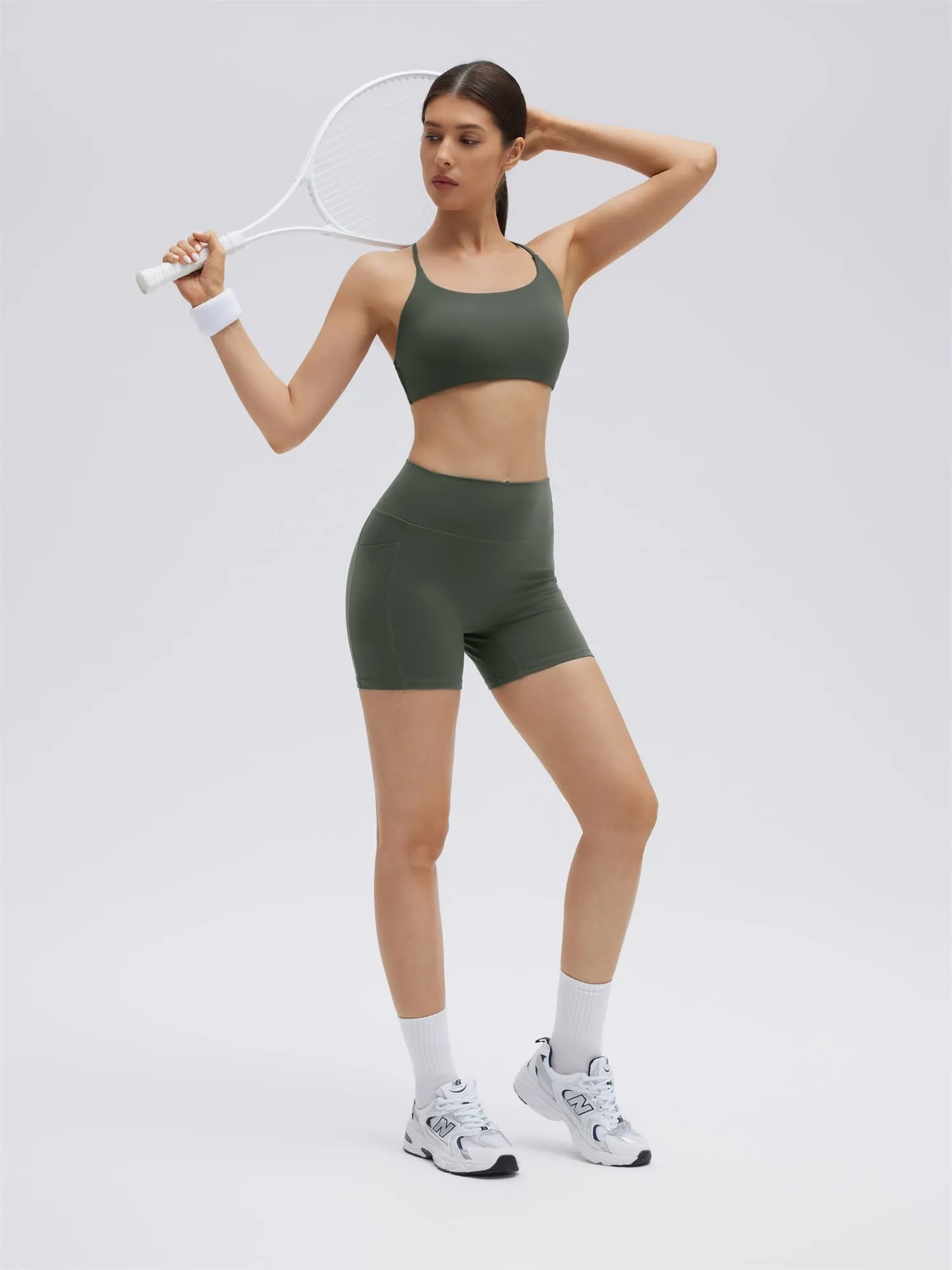 Strappy Sports Bra 2 Piece Workout Sets - Image 10