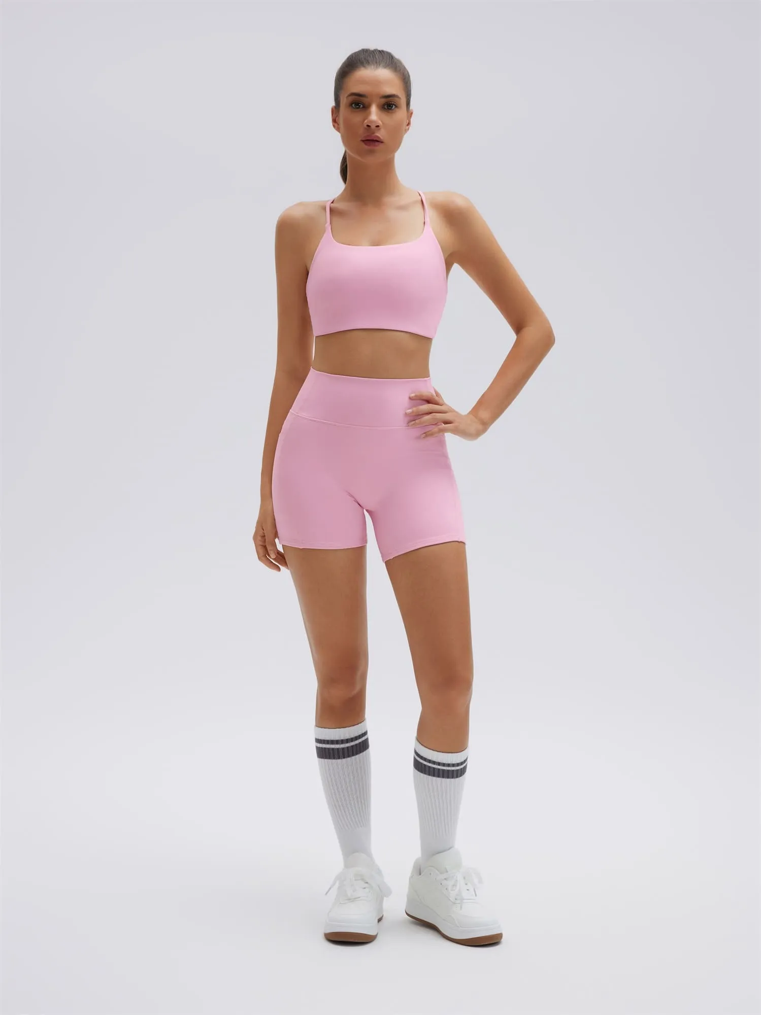 Strappy Sports Bra 2 Piece Workout Sets - Image 23