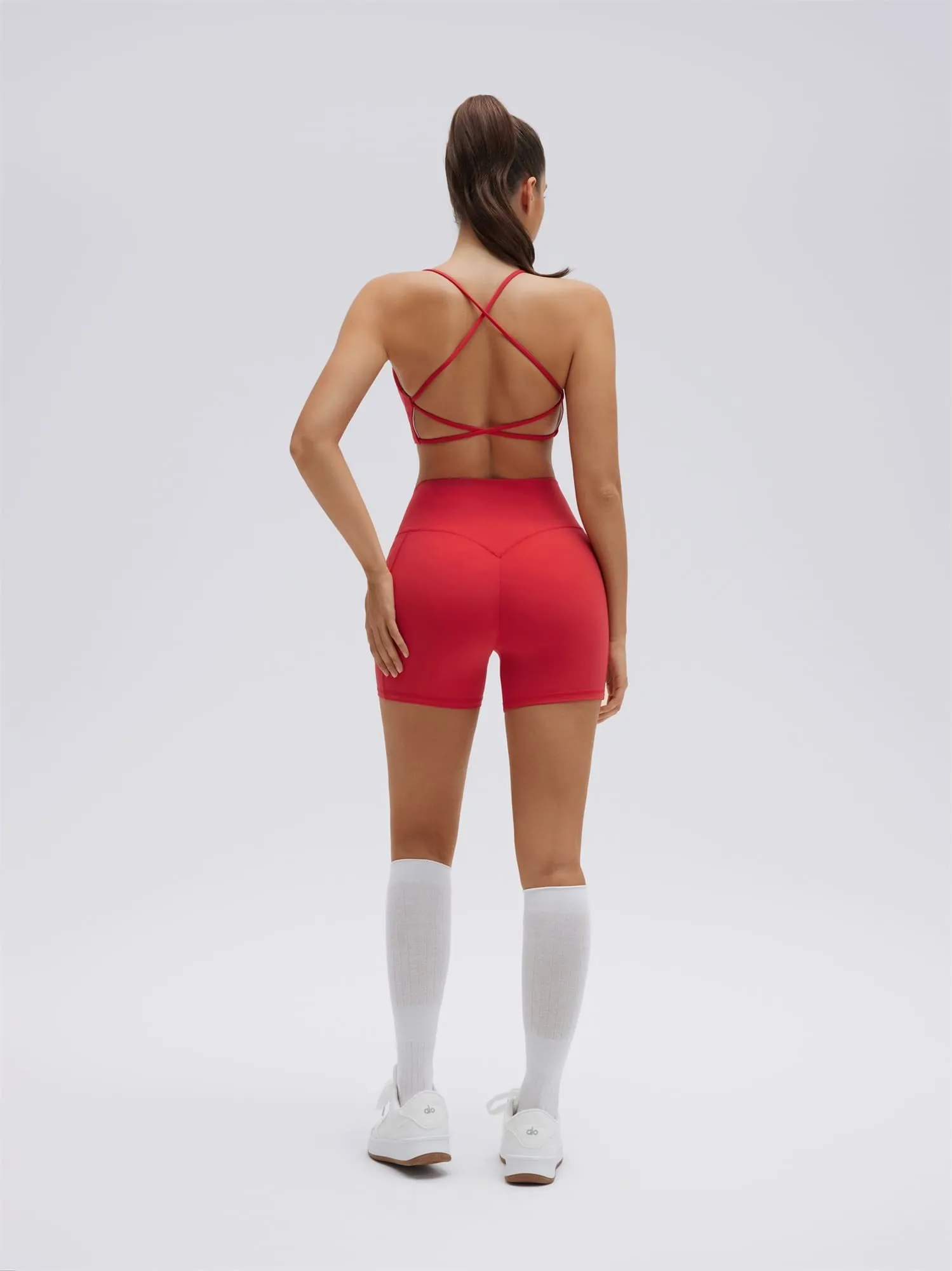 Strappy Sports Bra 2 Piece Workout Sets - Image 35