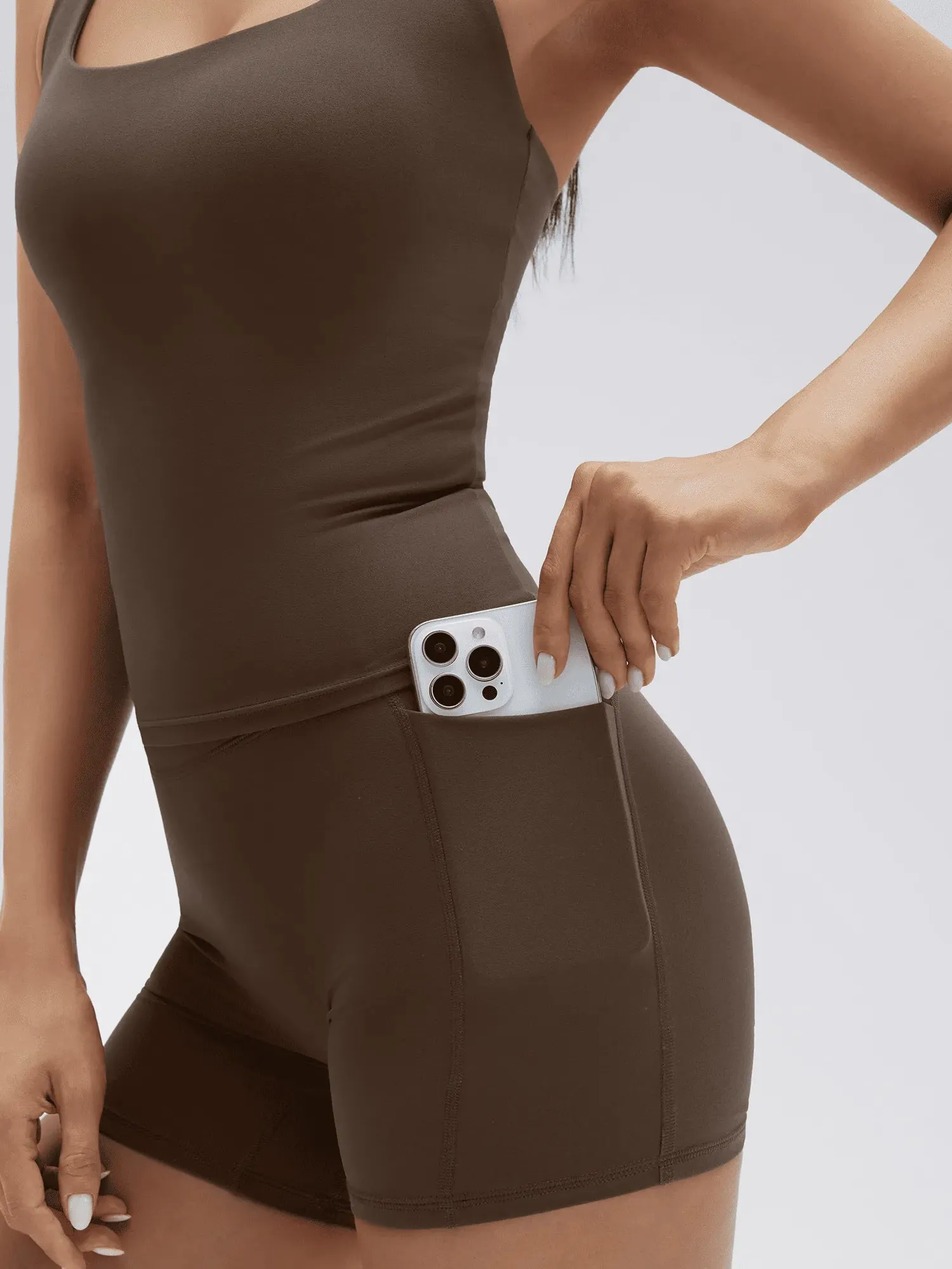 Halter Neck High Waisted 2 Piece Workout Sets - Image 21