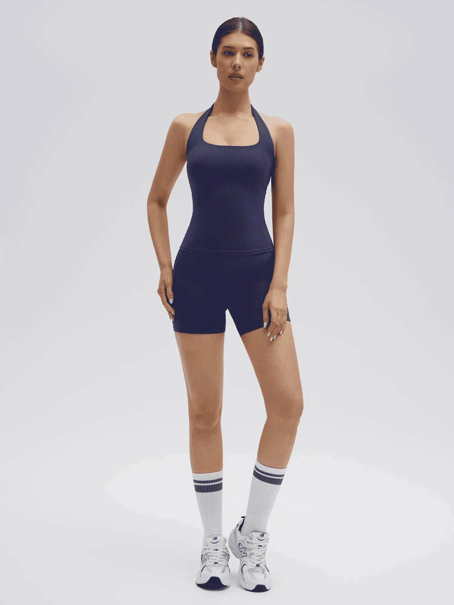 Halter Neck High Waisted 2 Piece Workout Sets - Image 29