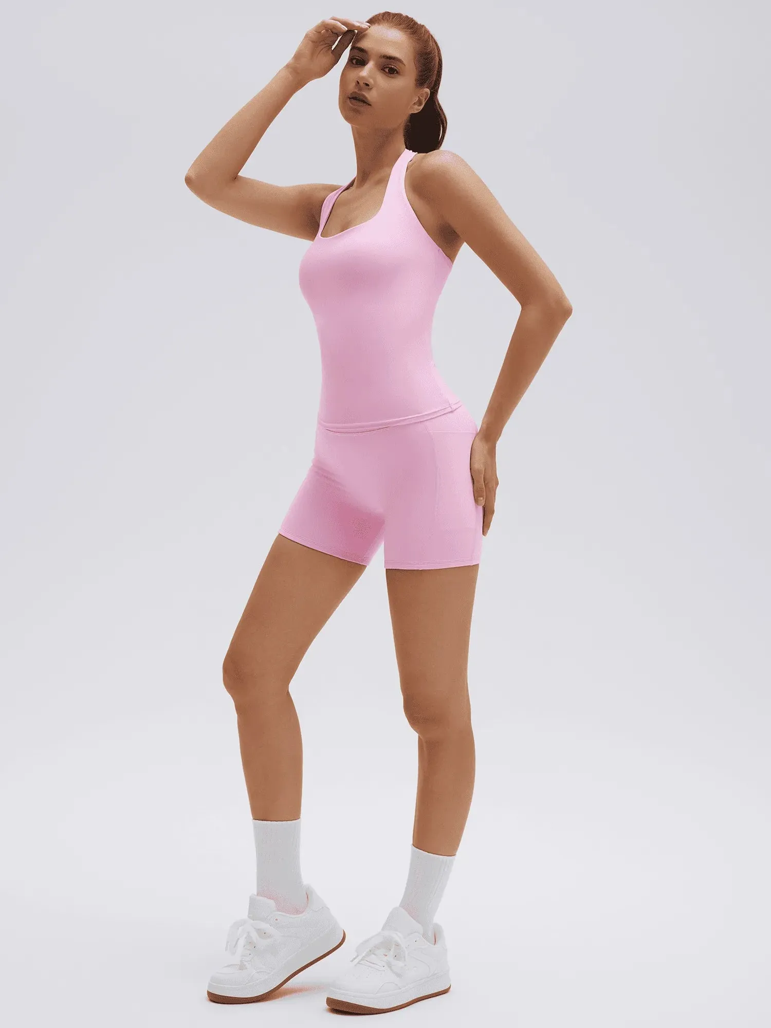 Halter Neck High Waisted 2 Piece Workout Sets - Image 35