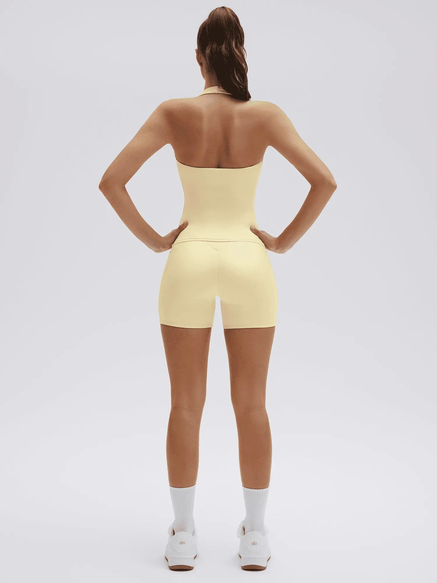 Halter Neck High Waisted 2 Piece Workout Sets - Image 39