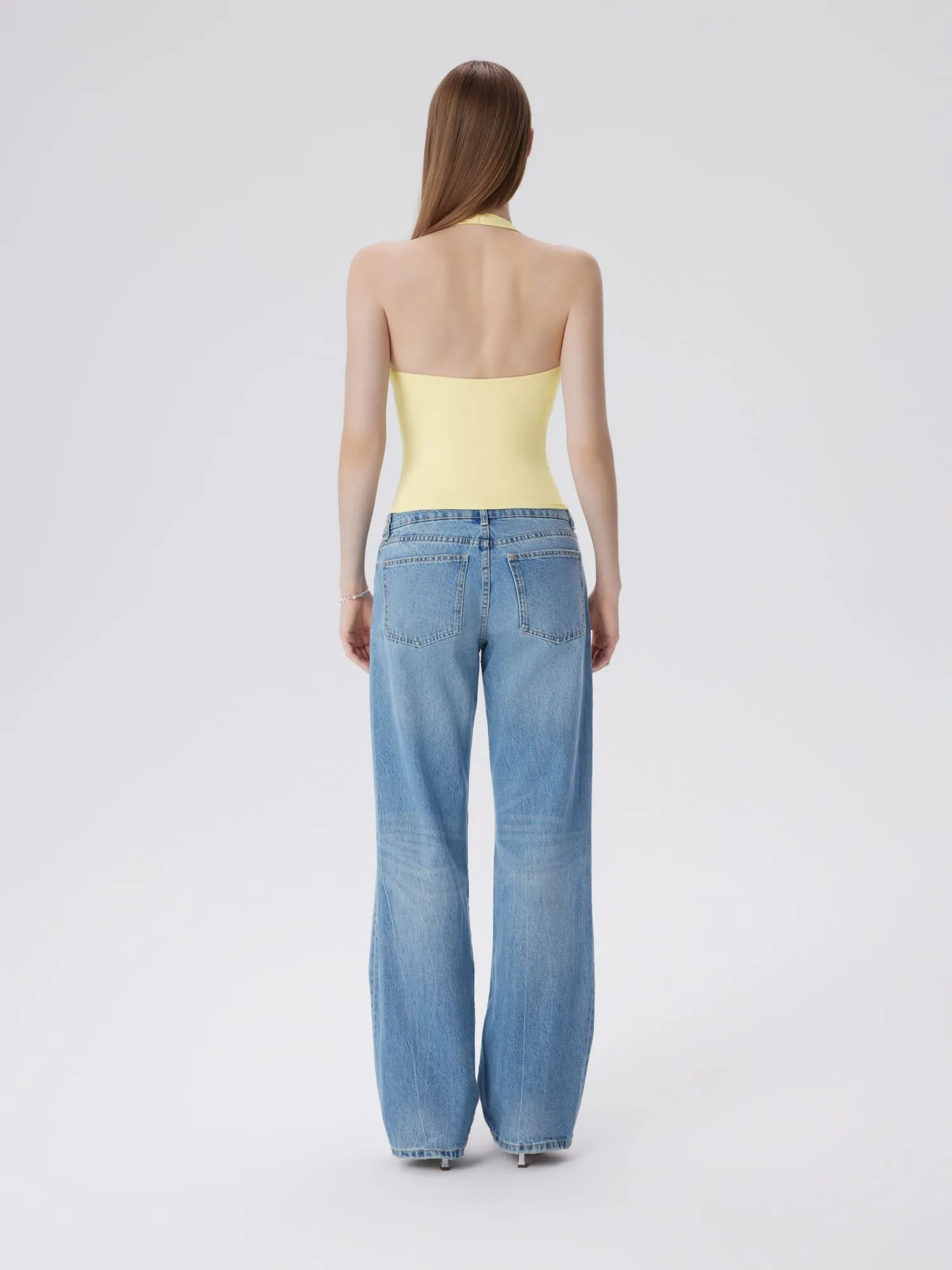 Padded Backless Halter Tank Tops - Image 14