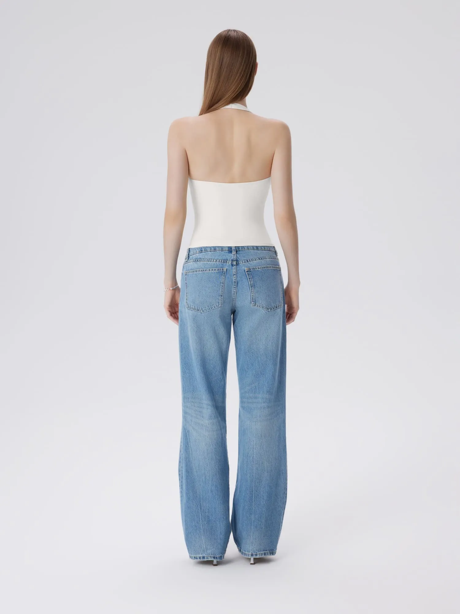 Padded Backless Halter Tank Tops - Image 26