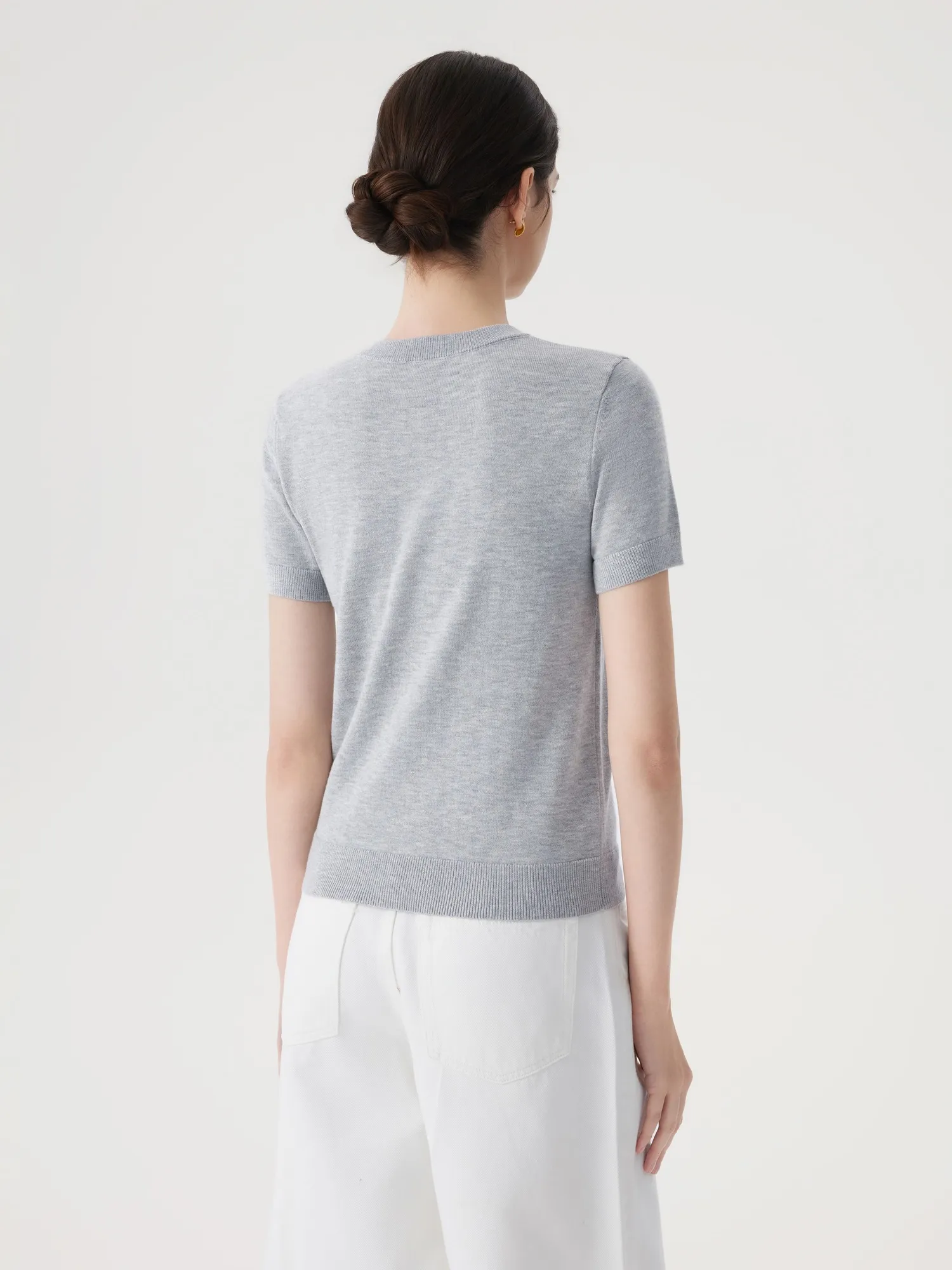 Cashmere Silk Blend Cardigan Spring Sweaters - Short Sleeve - Image 22