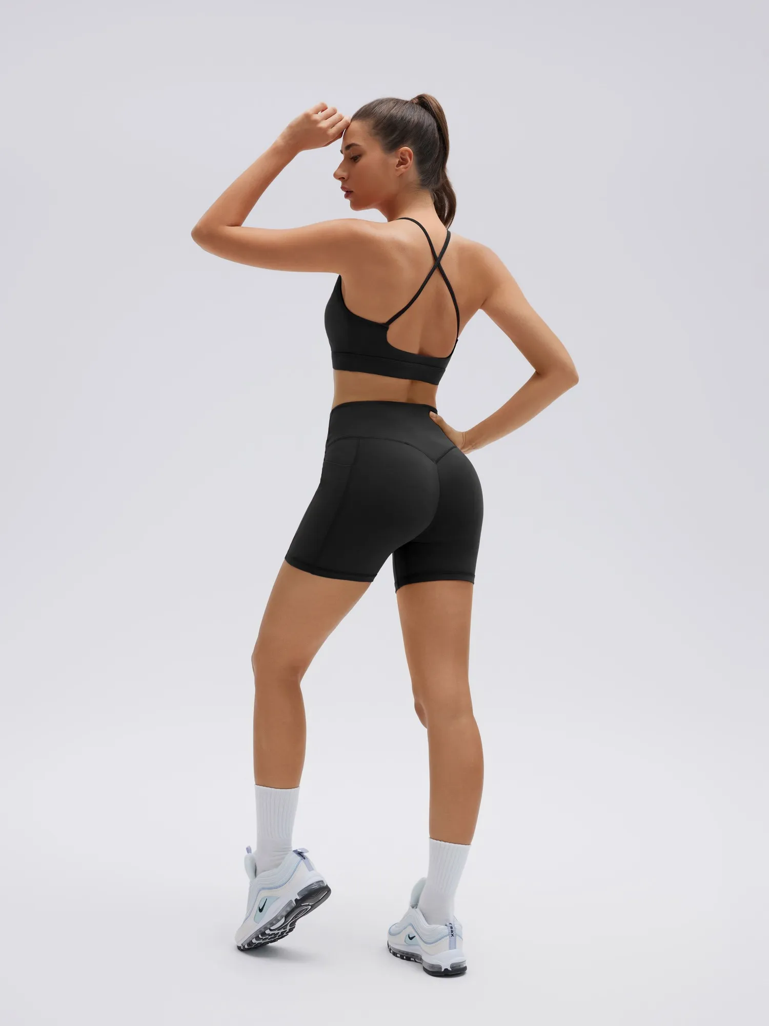 Cross Strap Back Workout Set - Image 13