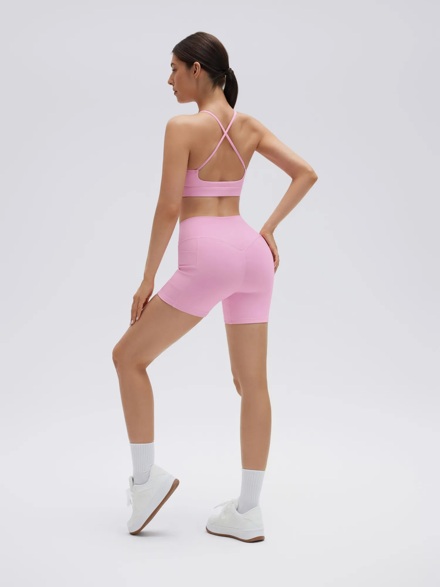 Cross Strap Back Workout Set - Image 26