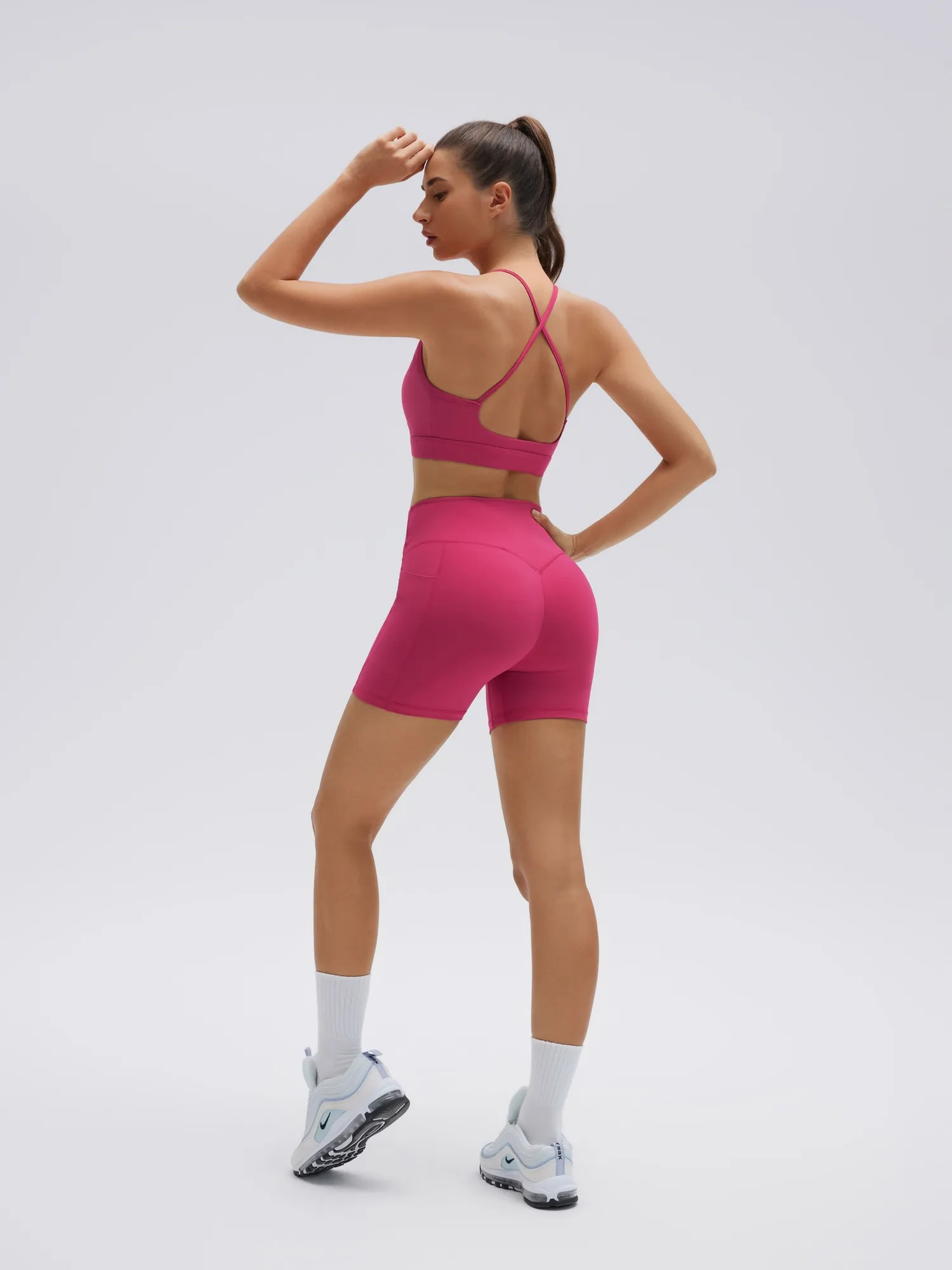 Cross Strap Back Workout Set - Image 41