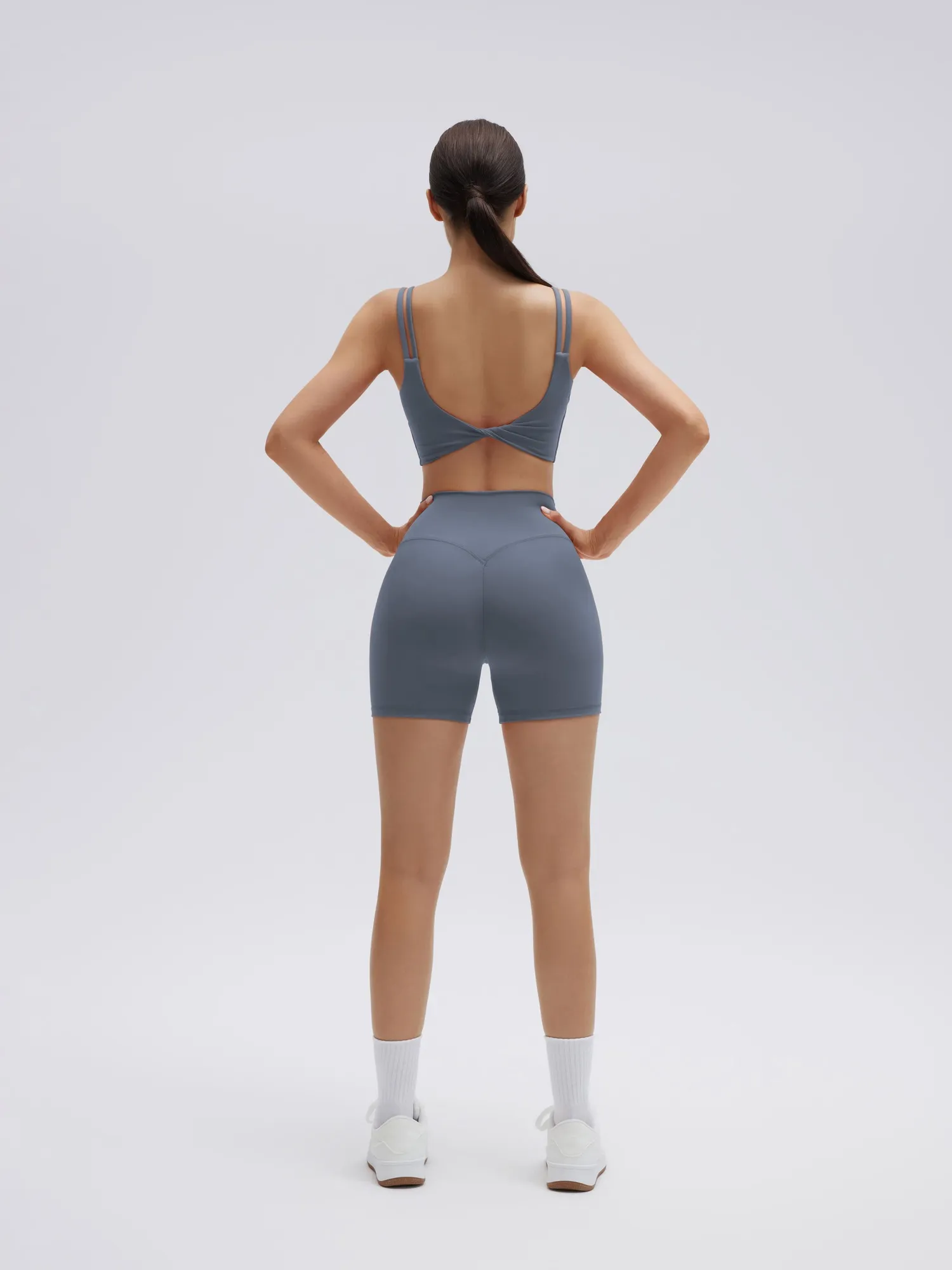 Twist Back Cami Workout Set - Image 19