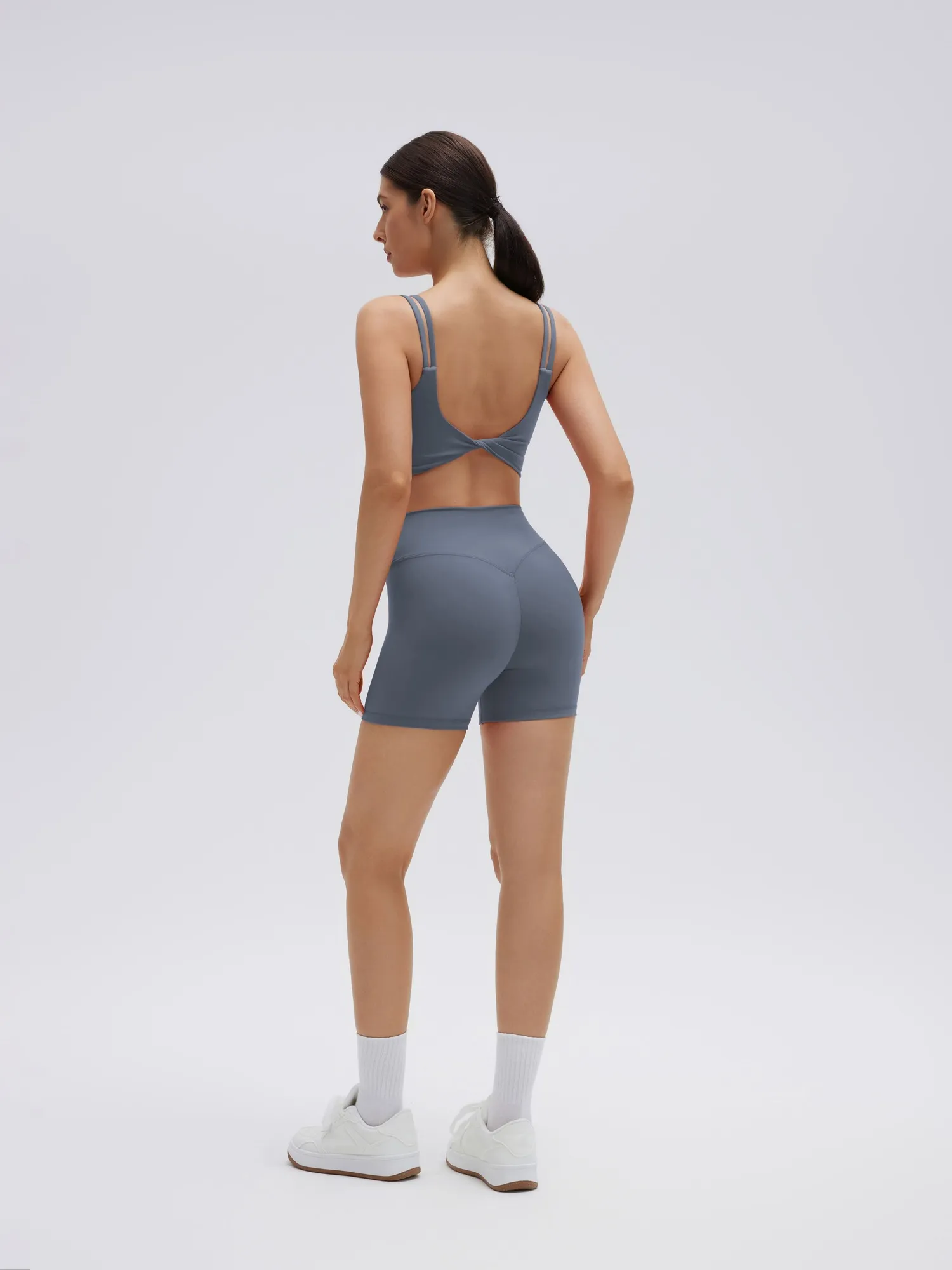 Twist Back Cami Workout Set - Image 20