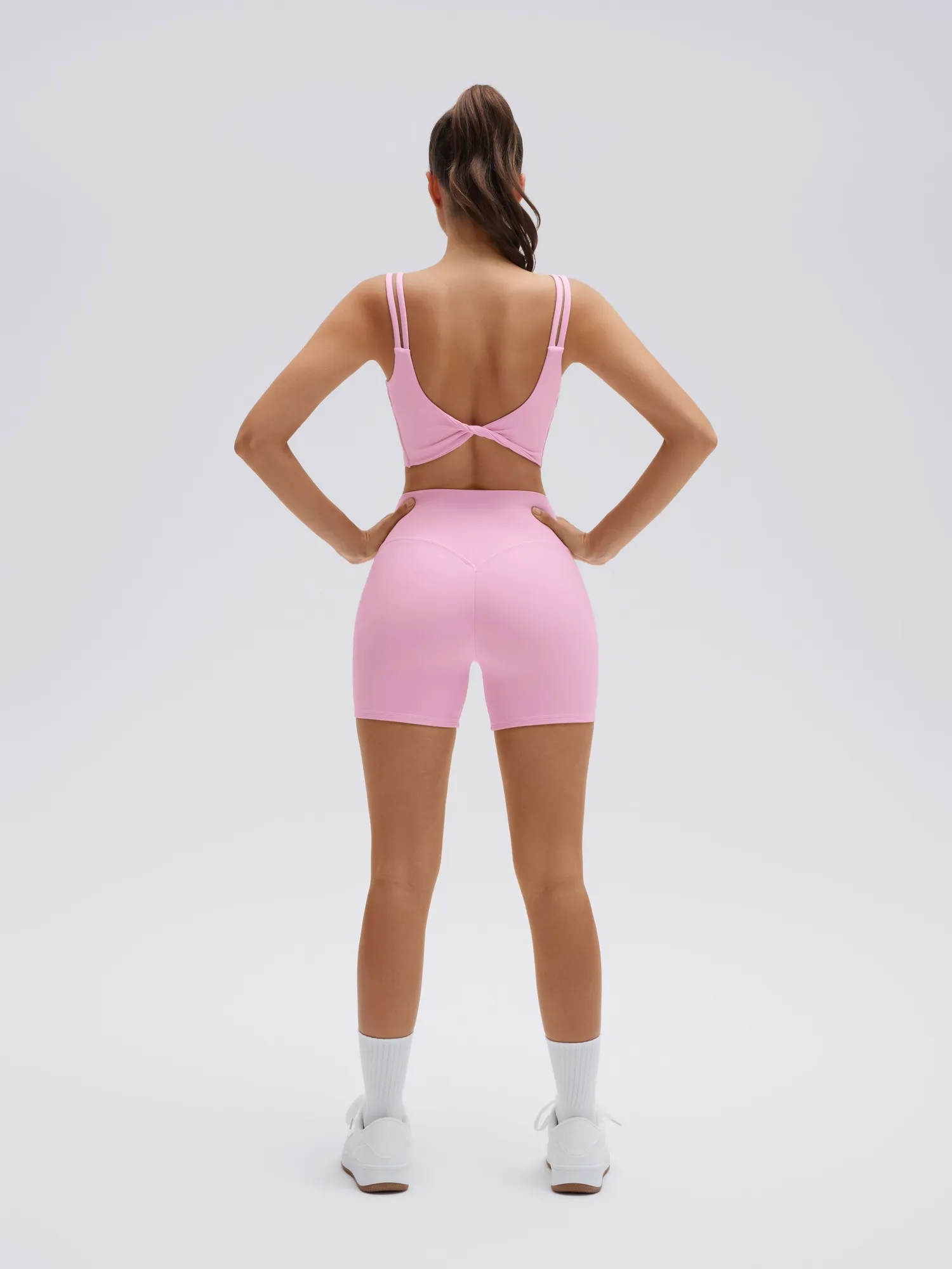 Twist Back Cami Workout Set - Image 24