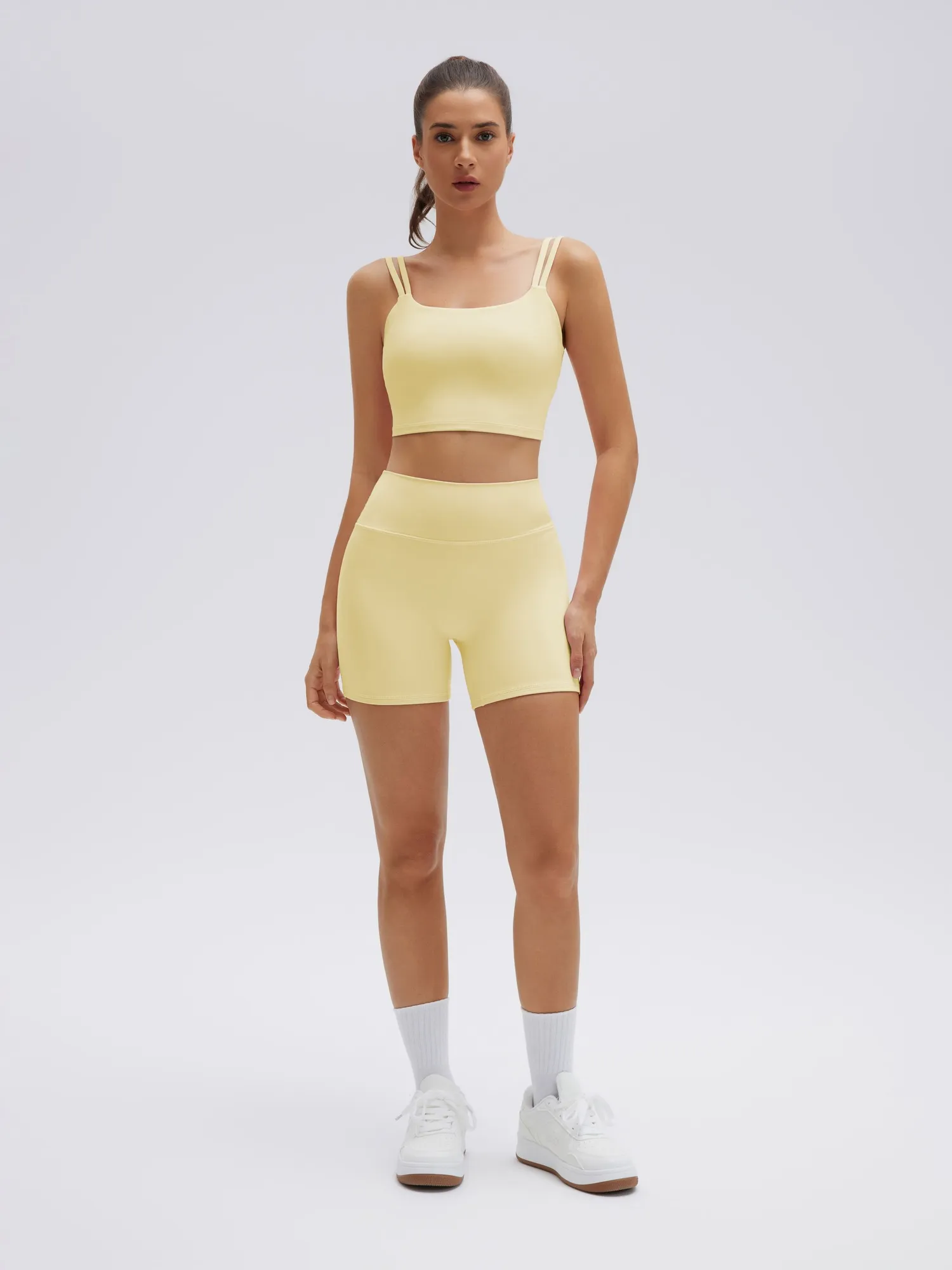 Twist Back Cami Workout Set - Image 29