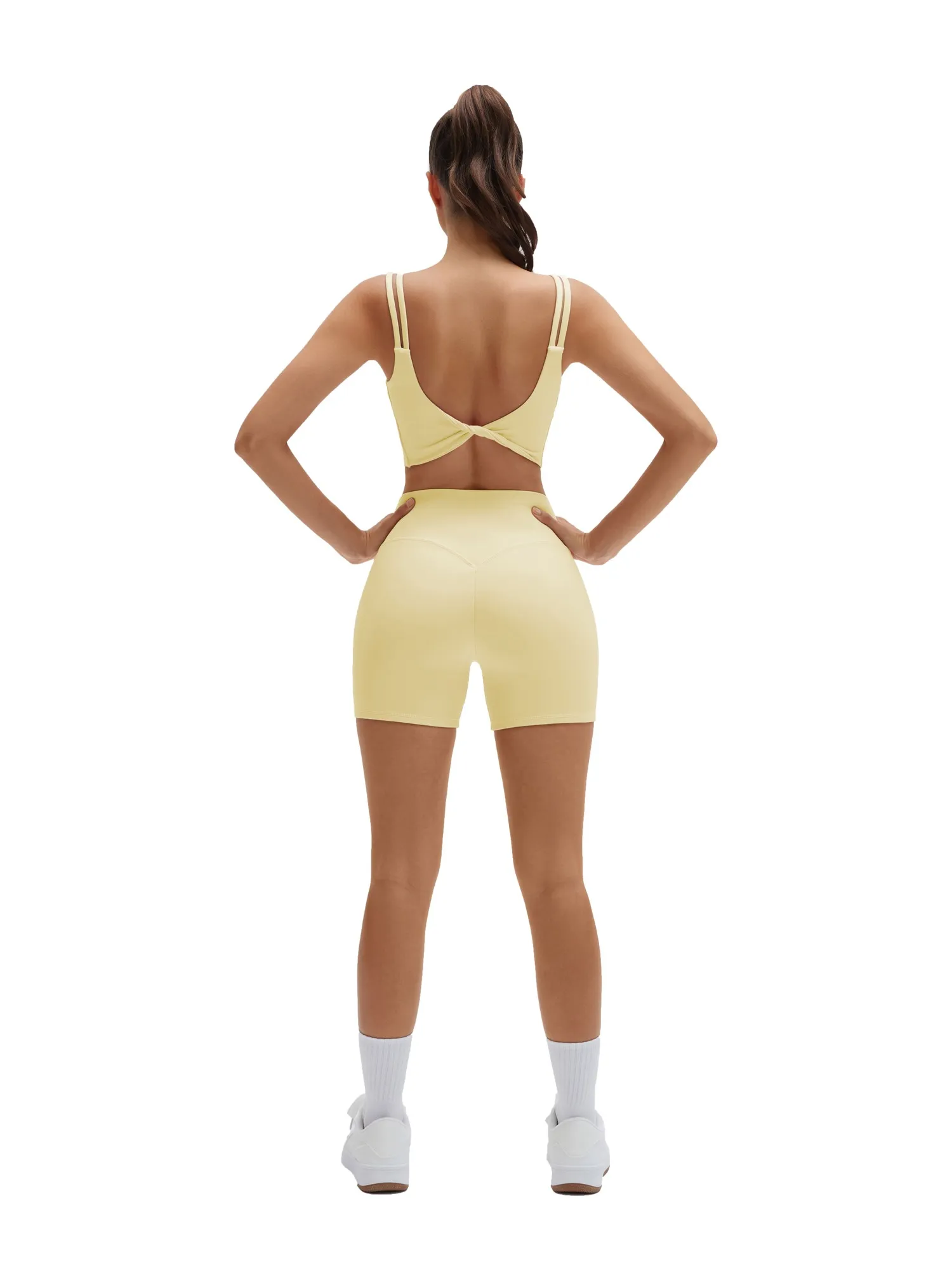 Twist Back Cami Workout Set - Image 32