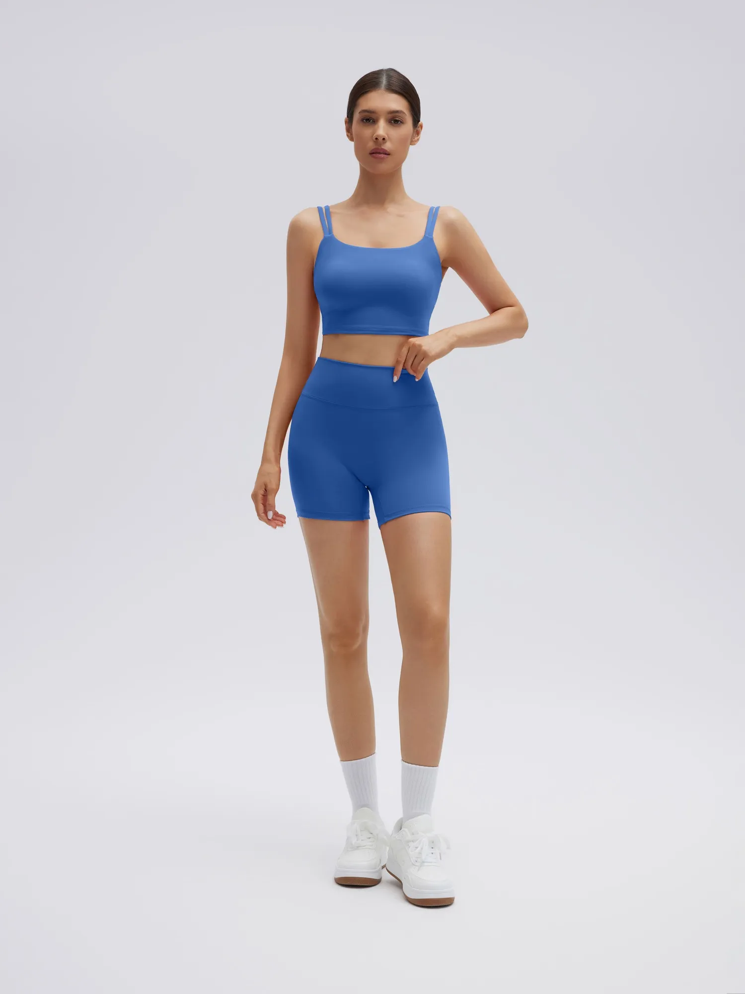 Twist Back Cami Workout Set - Image 36