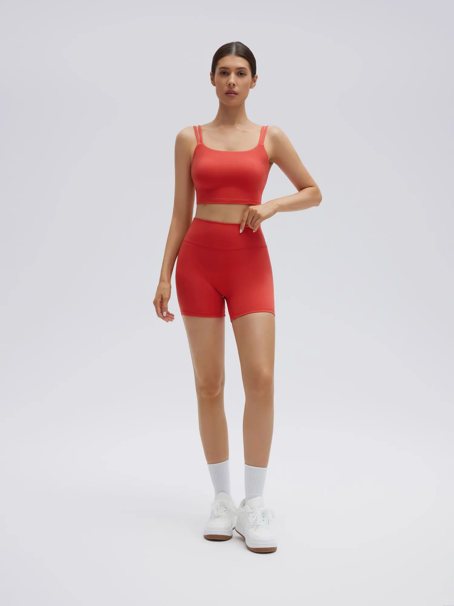 Twist Back Cami Workout Set - Image 43