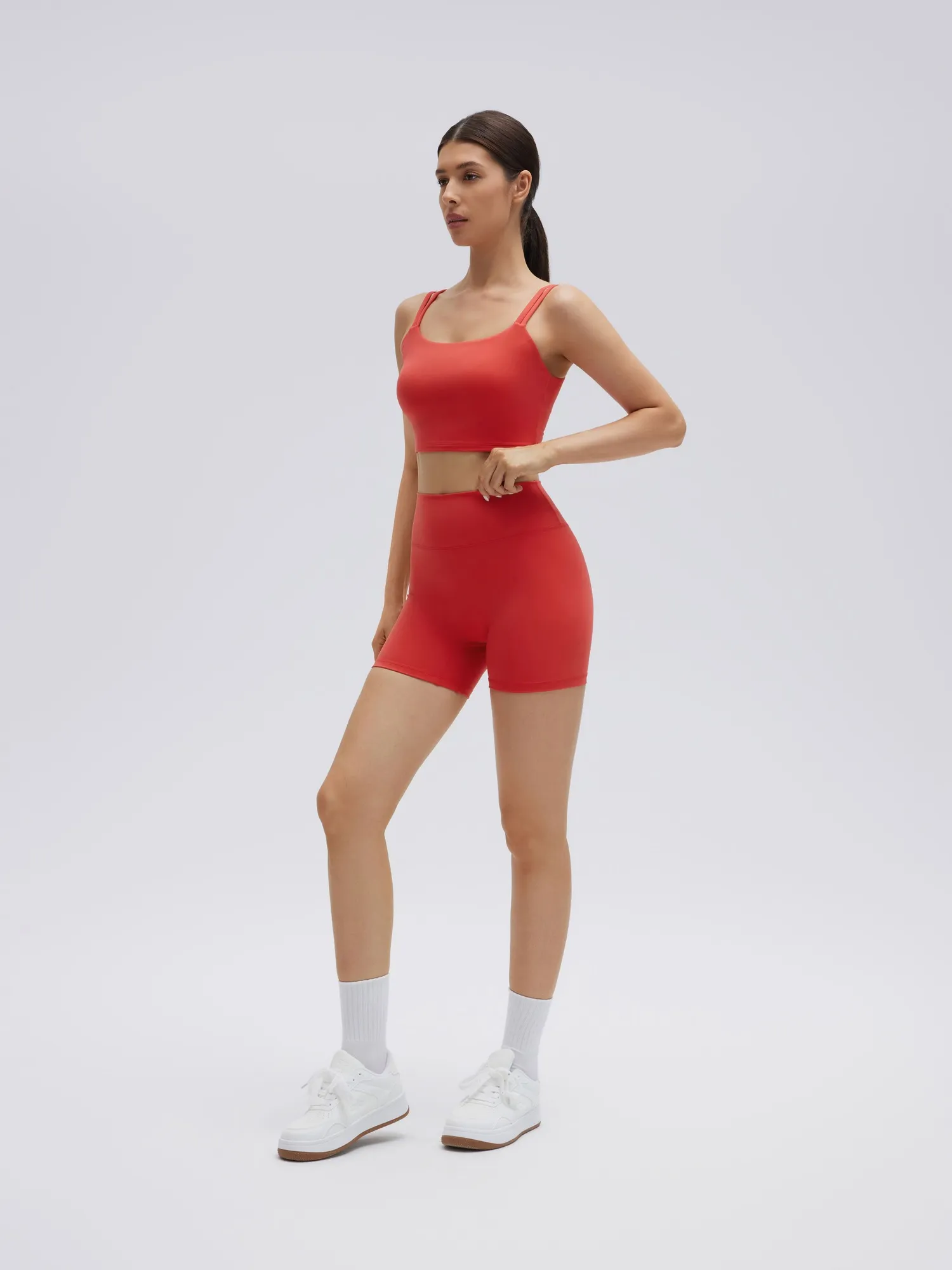 Twist Back Cami Workout Set - Image 44