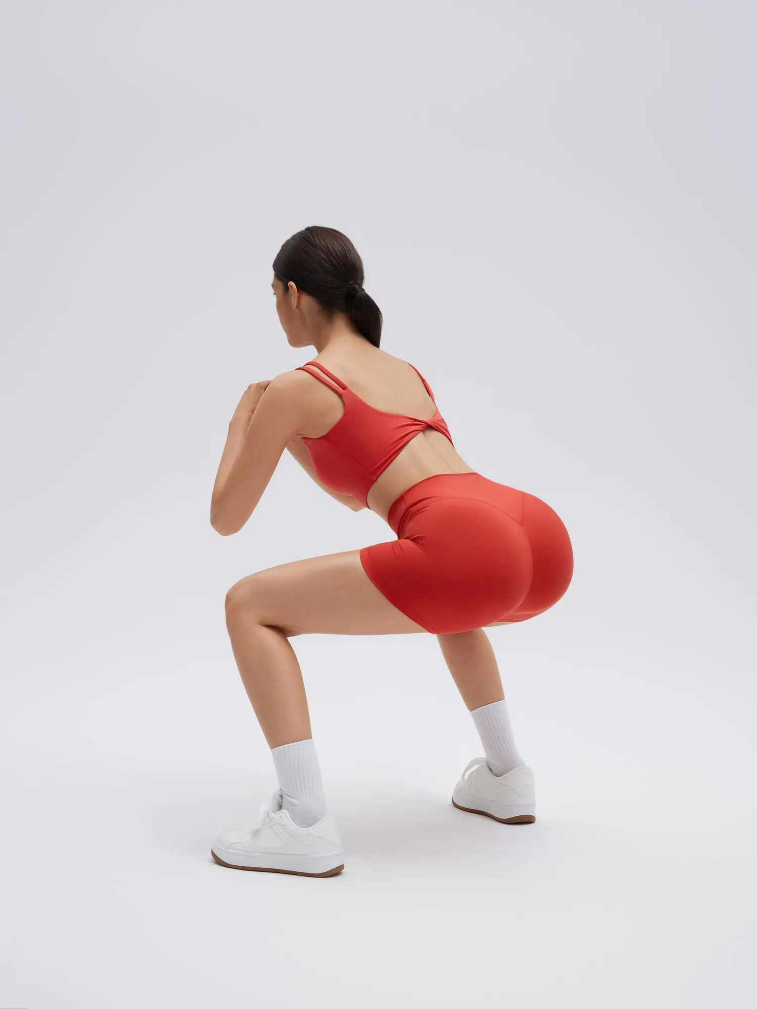 Twist Back Cami Workout Set - Image 49